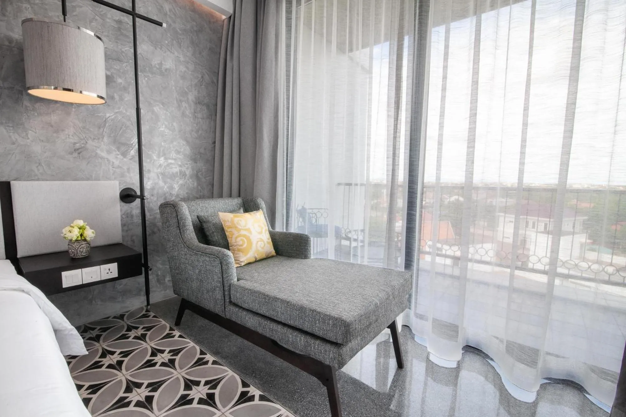 Photo of the whole room, Bed in Hotel Vellita Siem reap