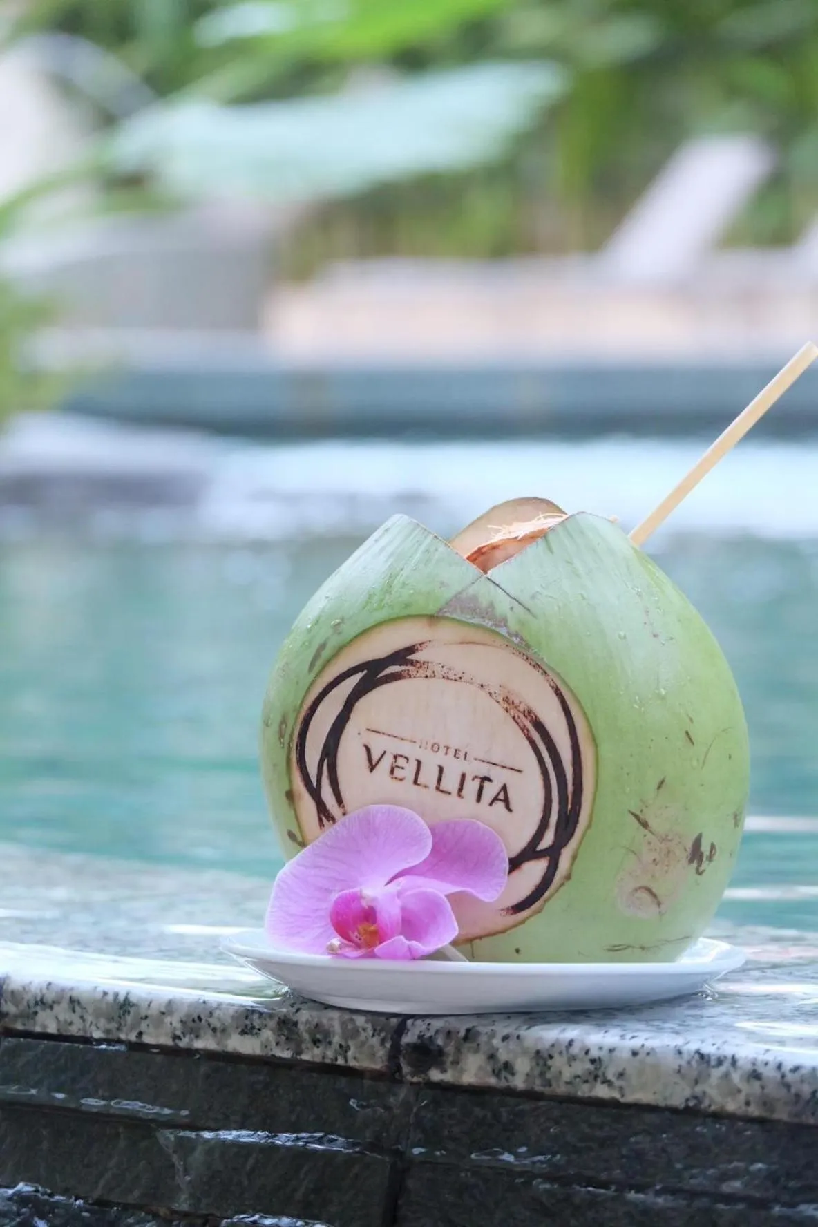 Swimming pool in Hotel Vellita Siem reap