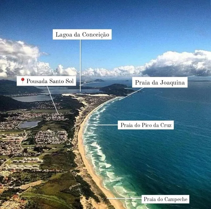 Bird's eye view in Pousada Santo Sol