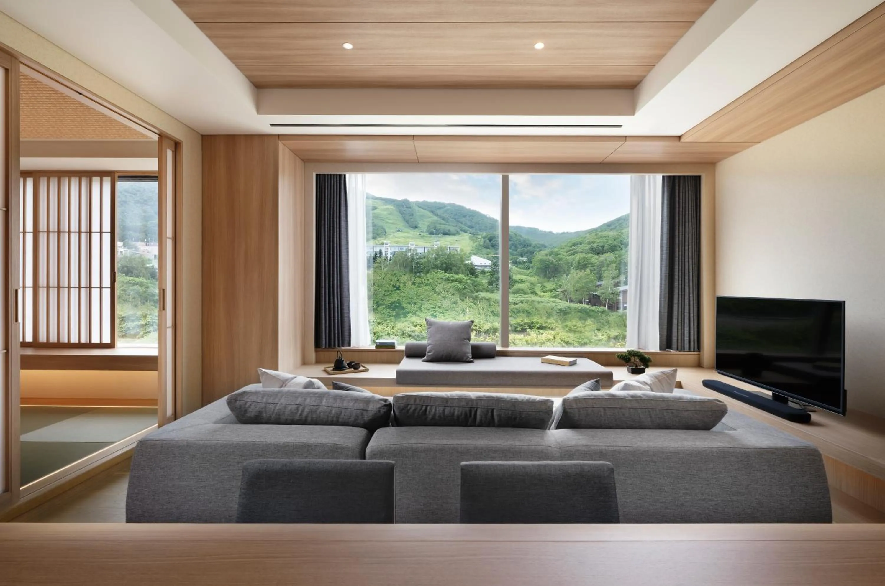 Living room in Setsu Niseko