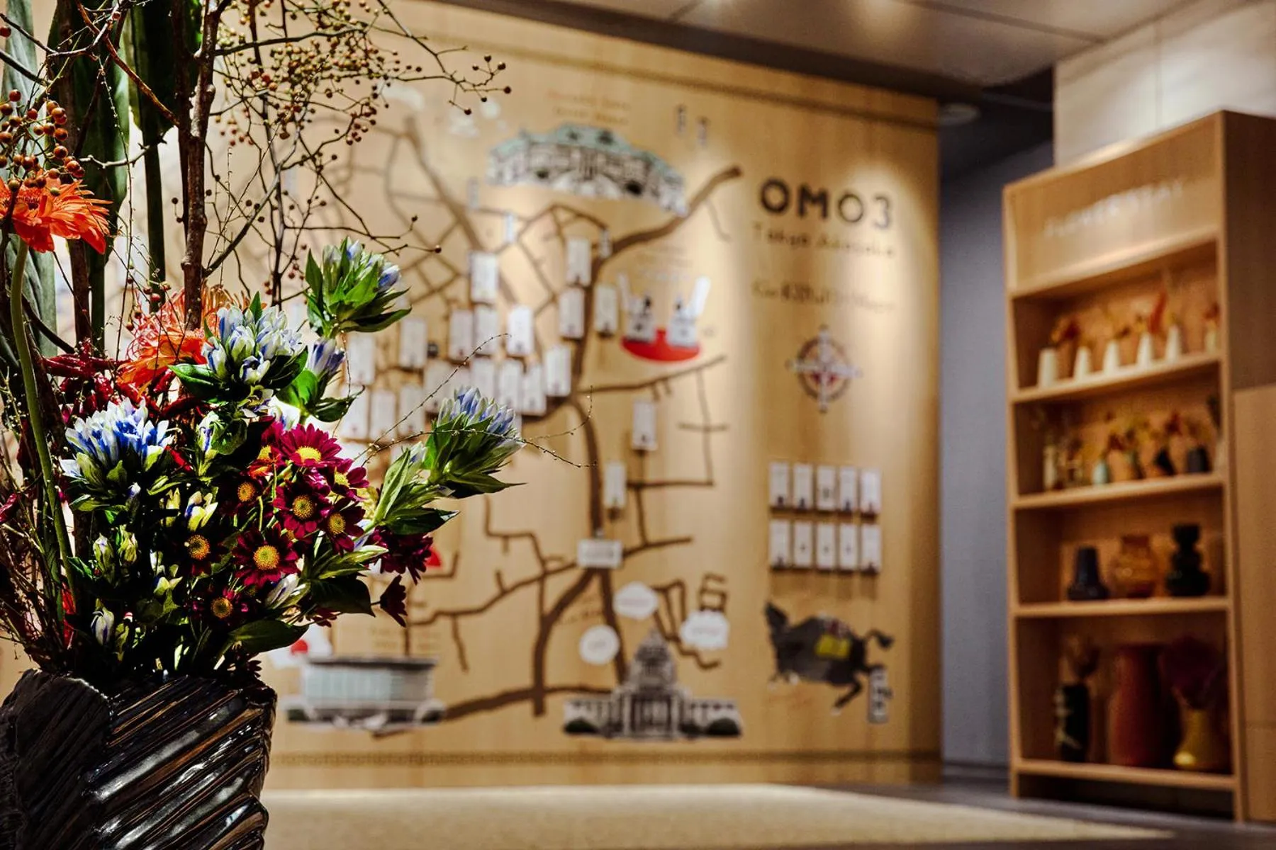 Lobby or reception in OMO3 Tokyo Akasaka by Hoshino Resort