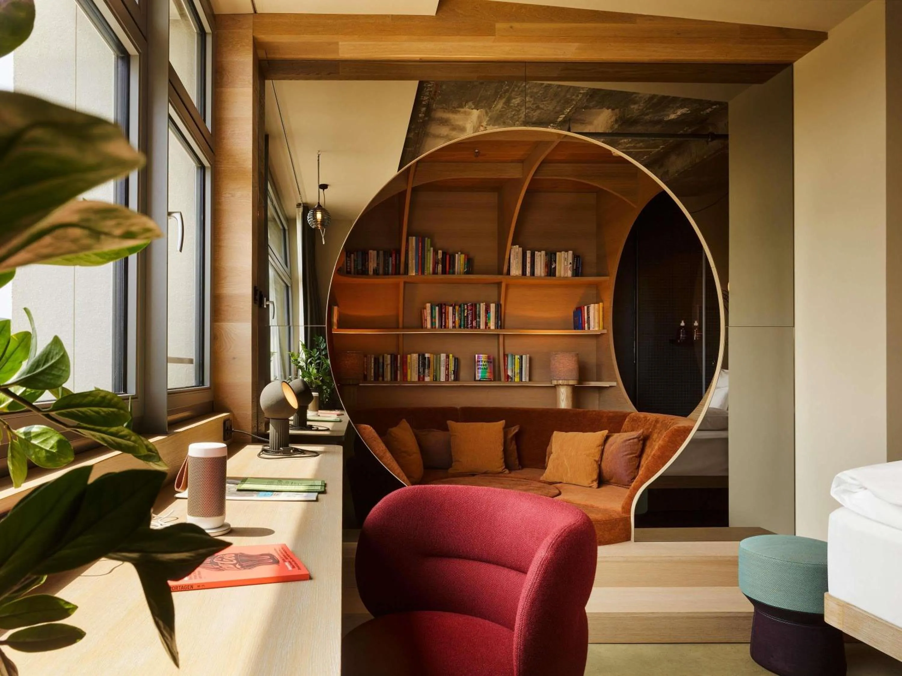 Bedroom in 25hours Hotel Bikini Berlin