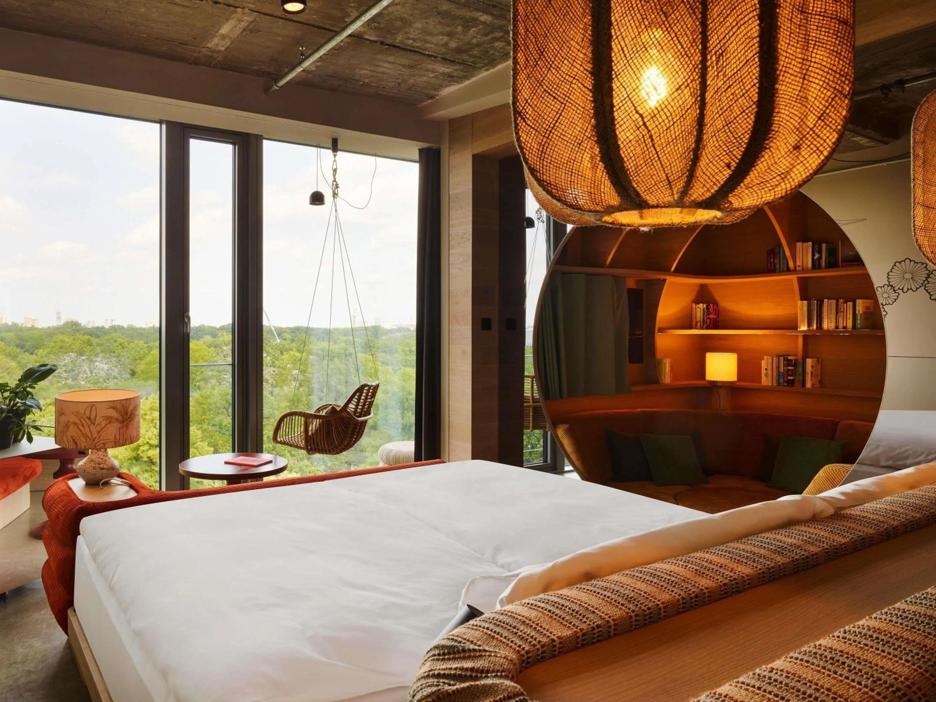 Bedroom, Bed in 25hours Hotel Bikini Berlin