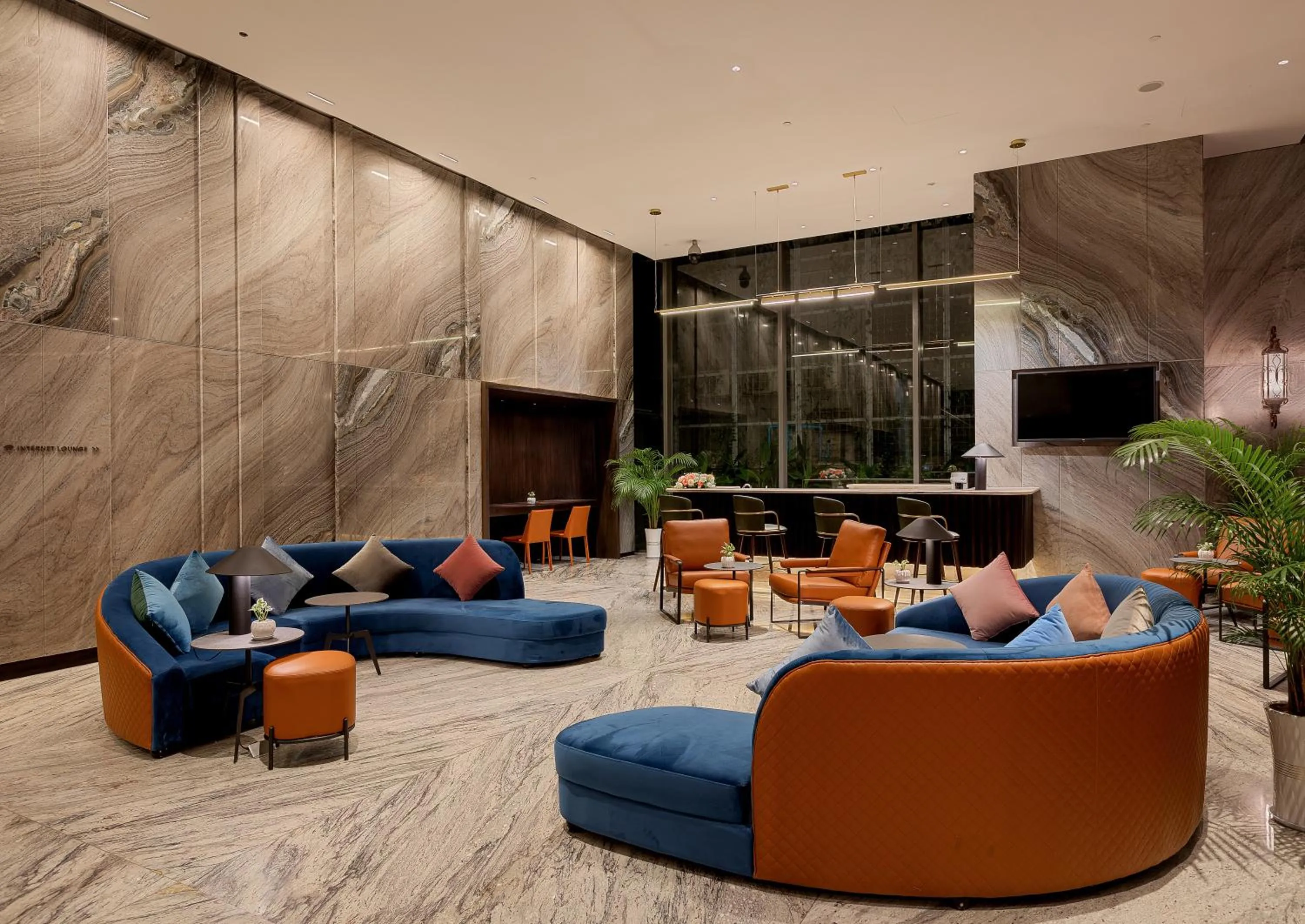 Lobby or reception in Sayarsan Hotel Yangon