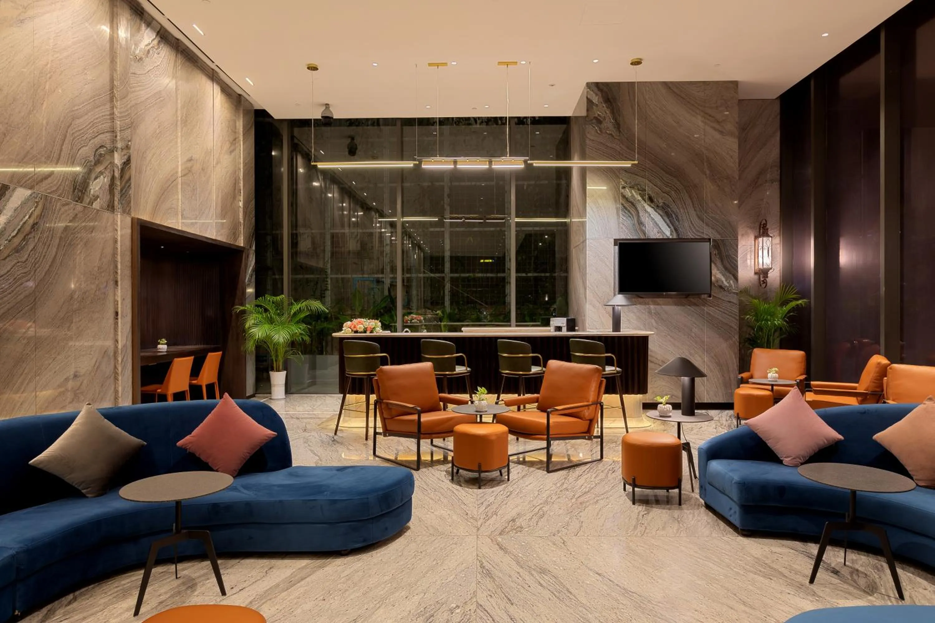 Lobby or reception in Sayarsan Hotel Yangon