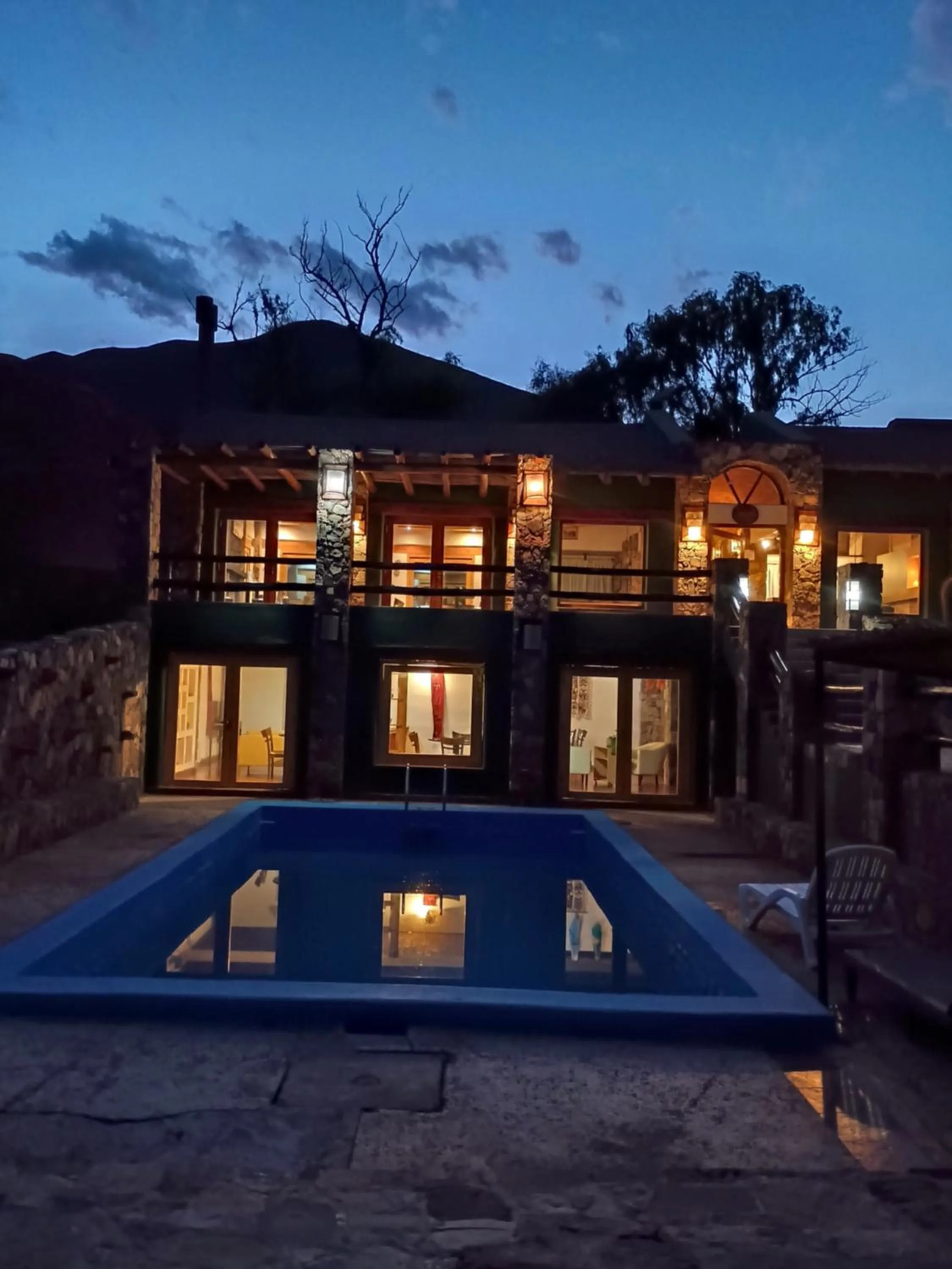 Swimming pool in El Refugio de Coquena