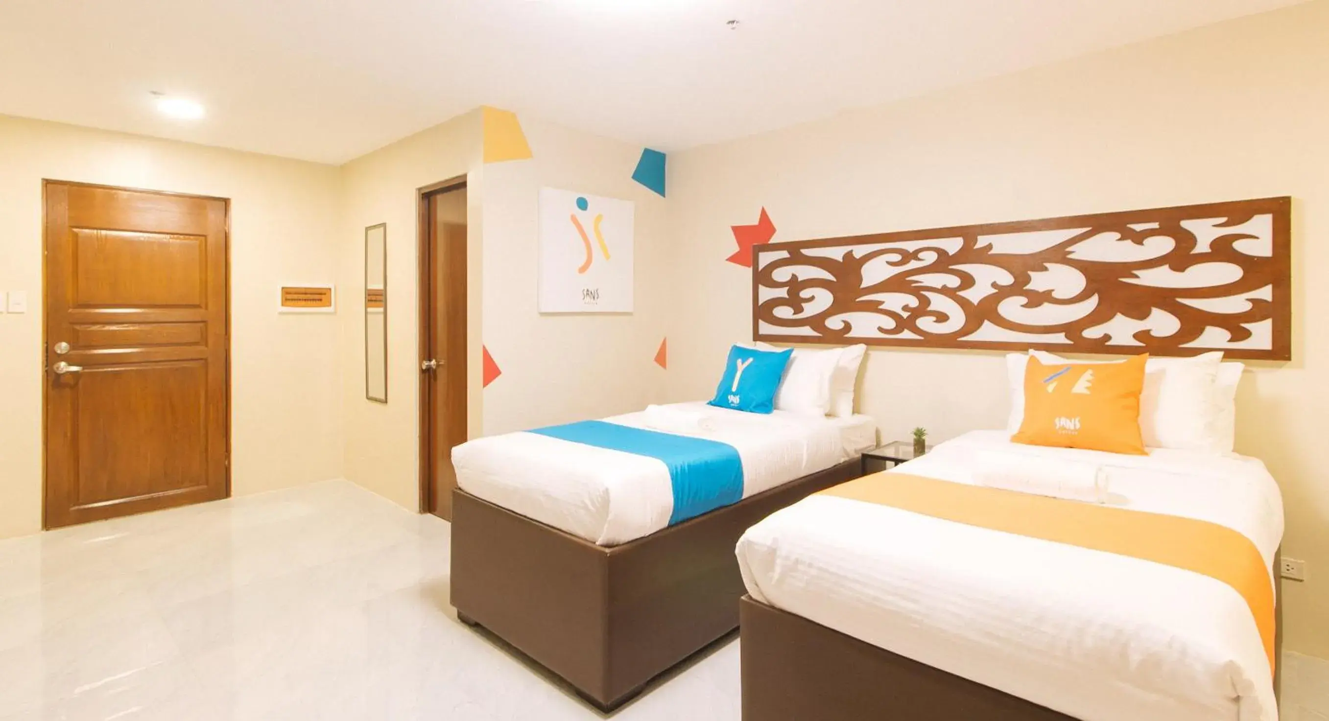 Twin Room in SANS Marikina Twin Room in SANS Marikina