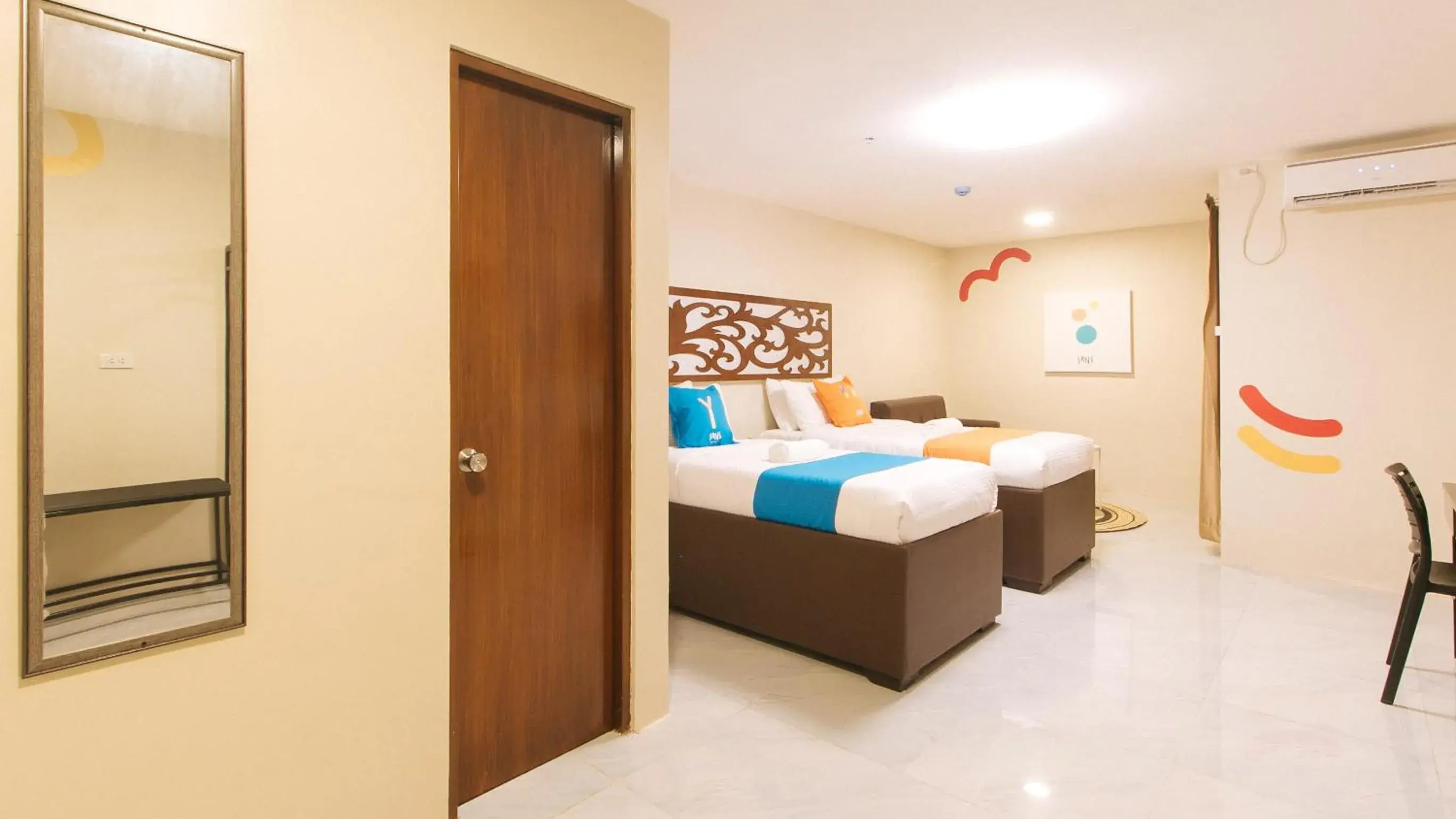 Twin Room in SANS Marikina Twin Room in SANS Marikina