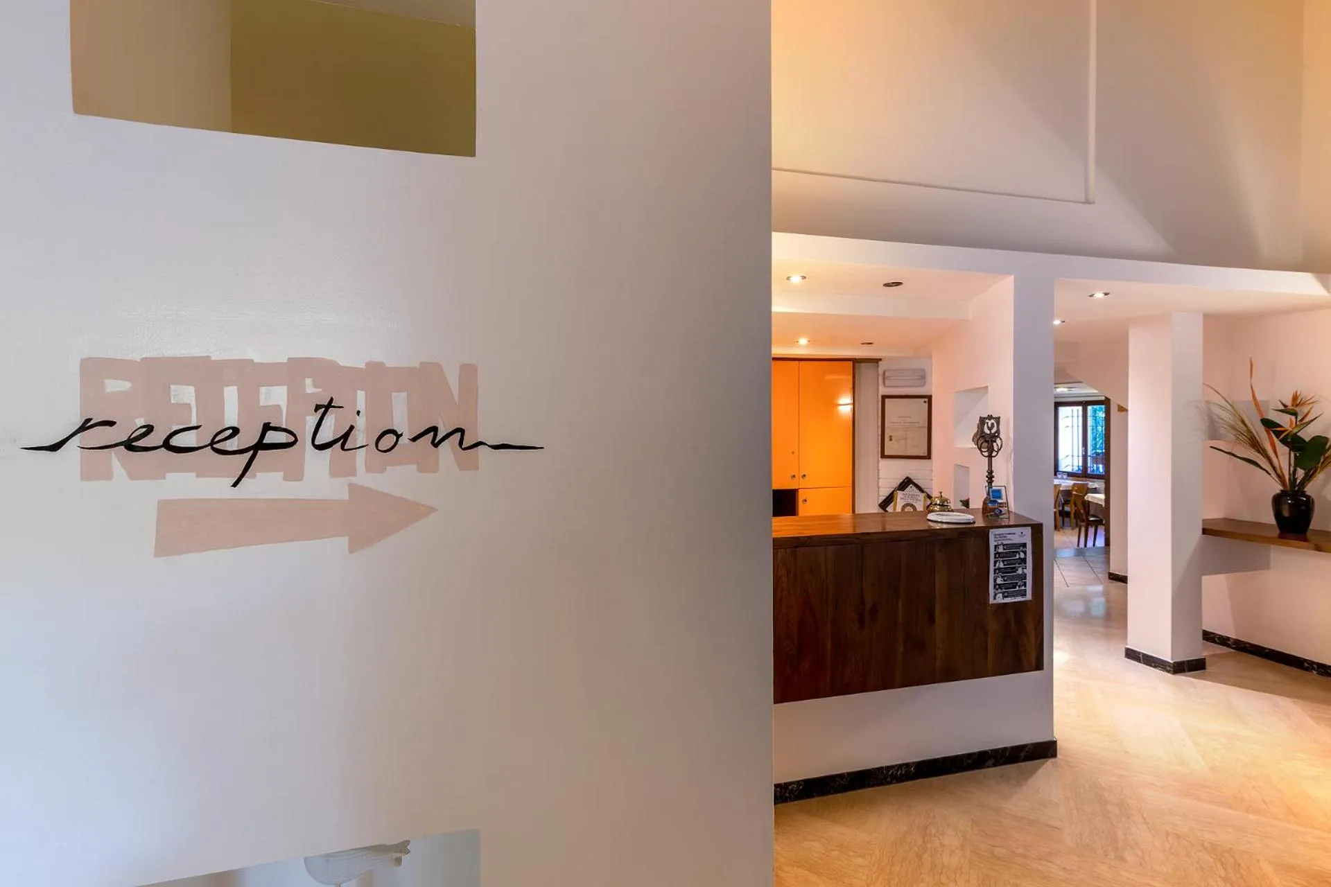 Lobby or reception in La Tavernetta