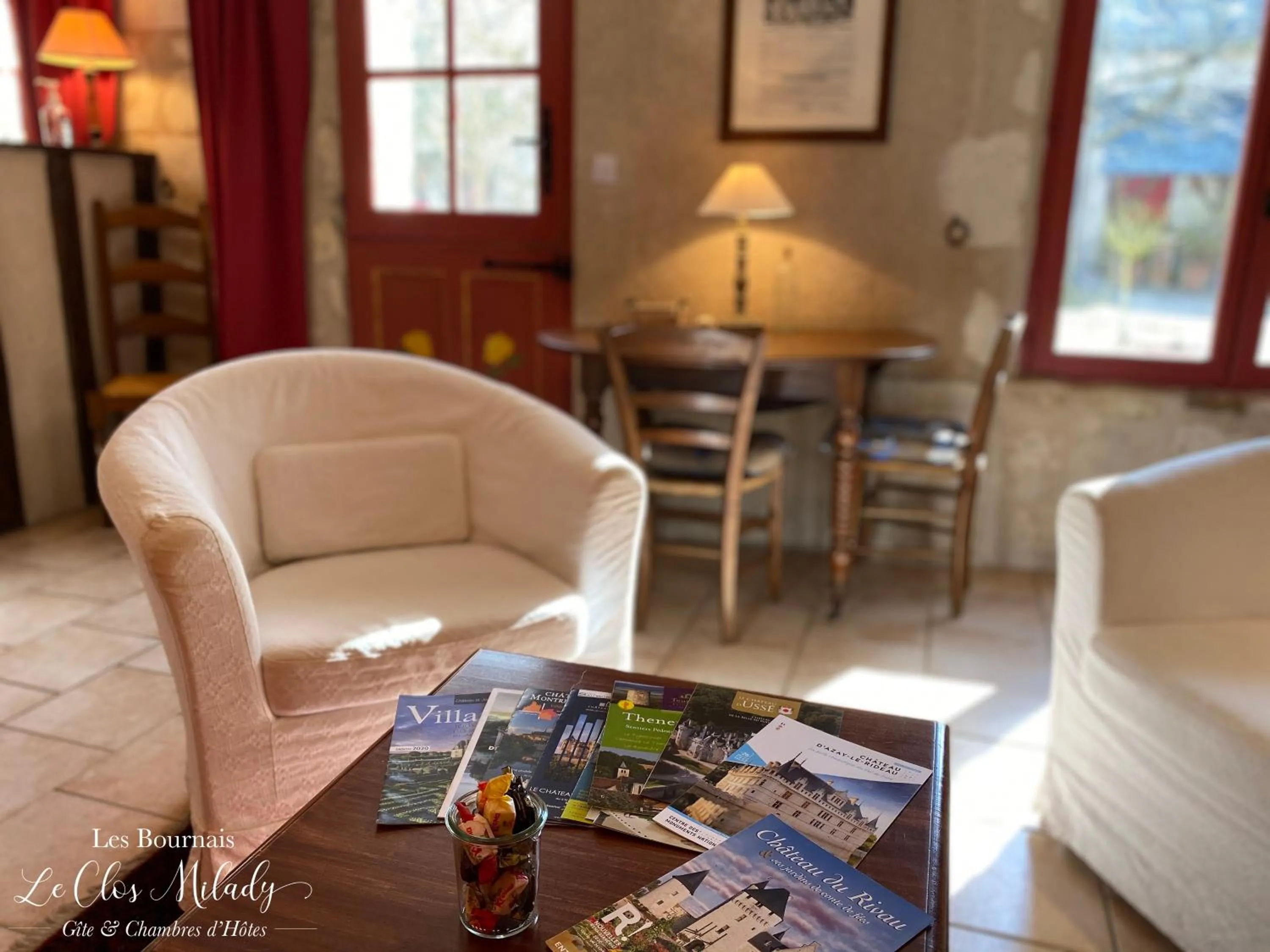 Living room in Chambres d'Hôtes Les Bournais - Le Clos Milady