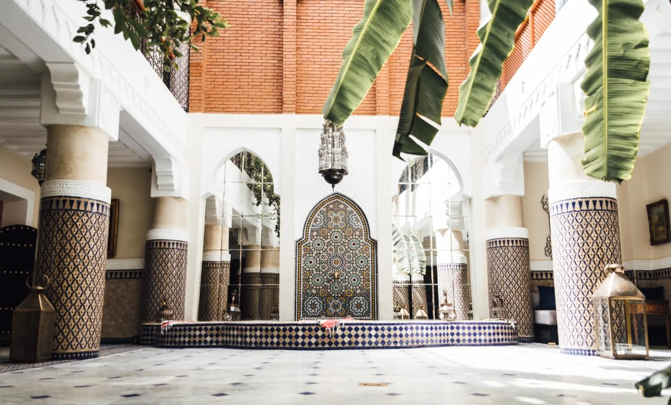 Patio in Riad Ksar Al Amal & Spa