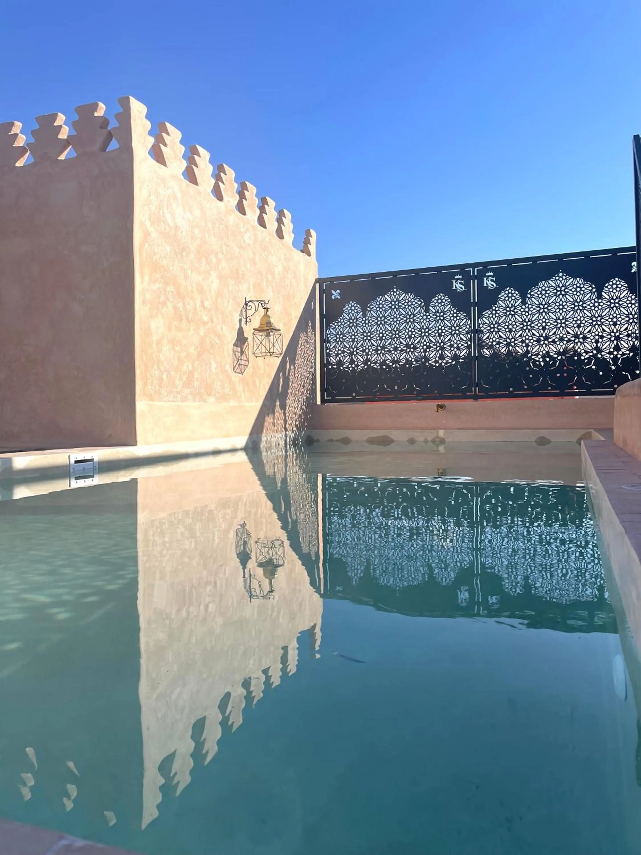 Pool view in Riad Ksar Al Amal & Spa