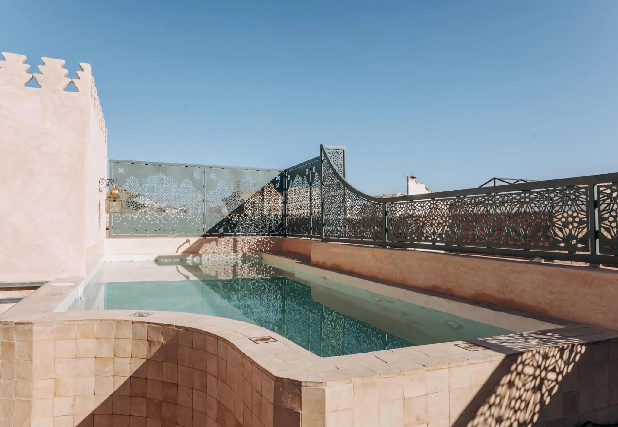 Pool view in Riad Ksar Al Amal & Spa