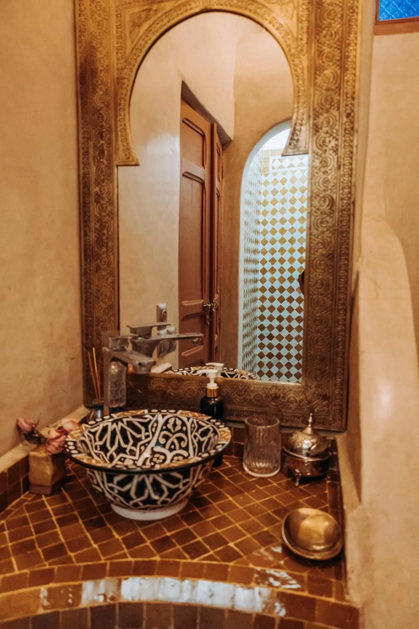 Bathroom in Riad Ksar Al Amal & Spa