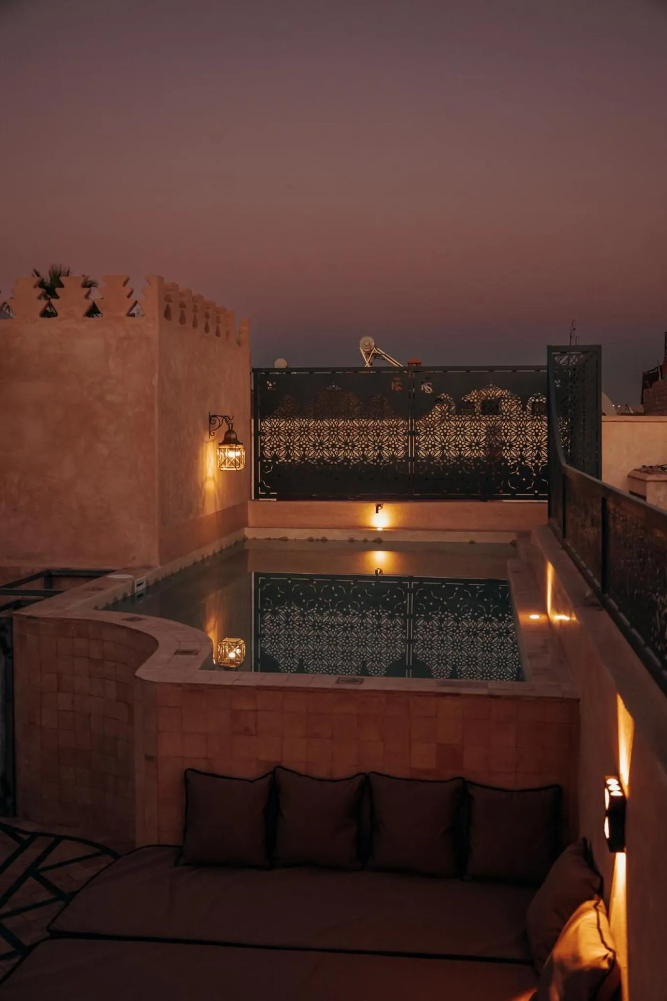 Swimming pool in Riad Ksar Al Amal & Spa