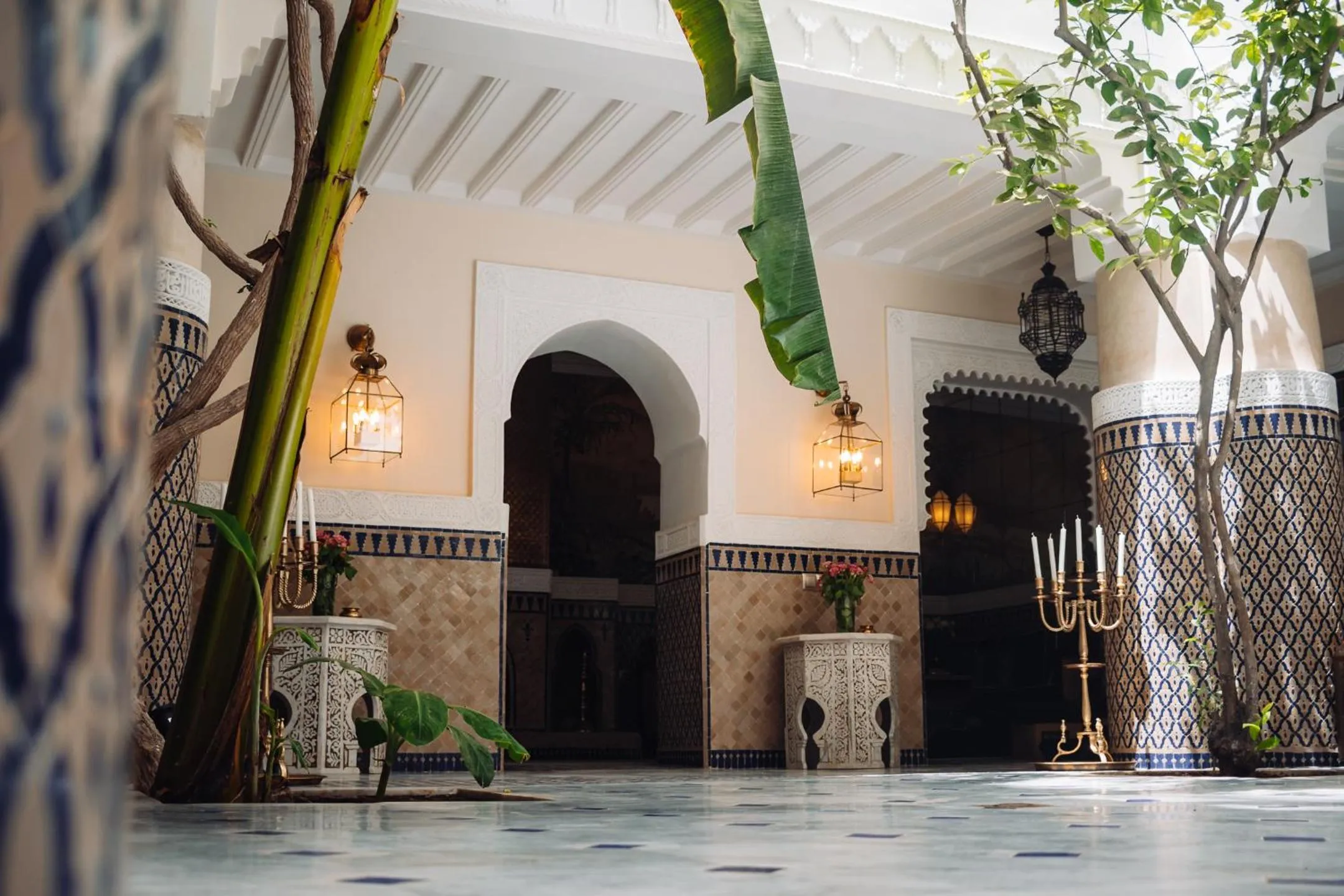 Patio in Riad Ksar Al Amal & Spa