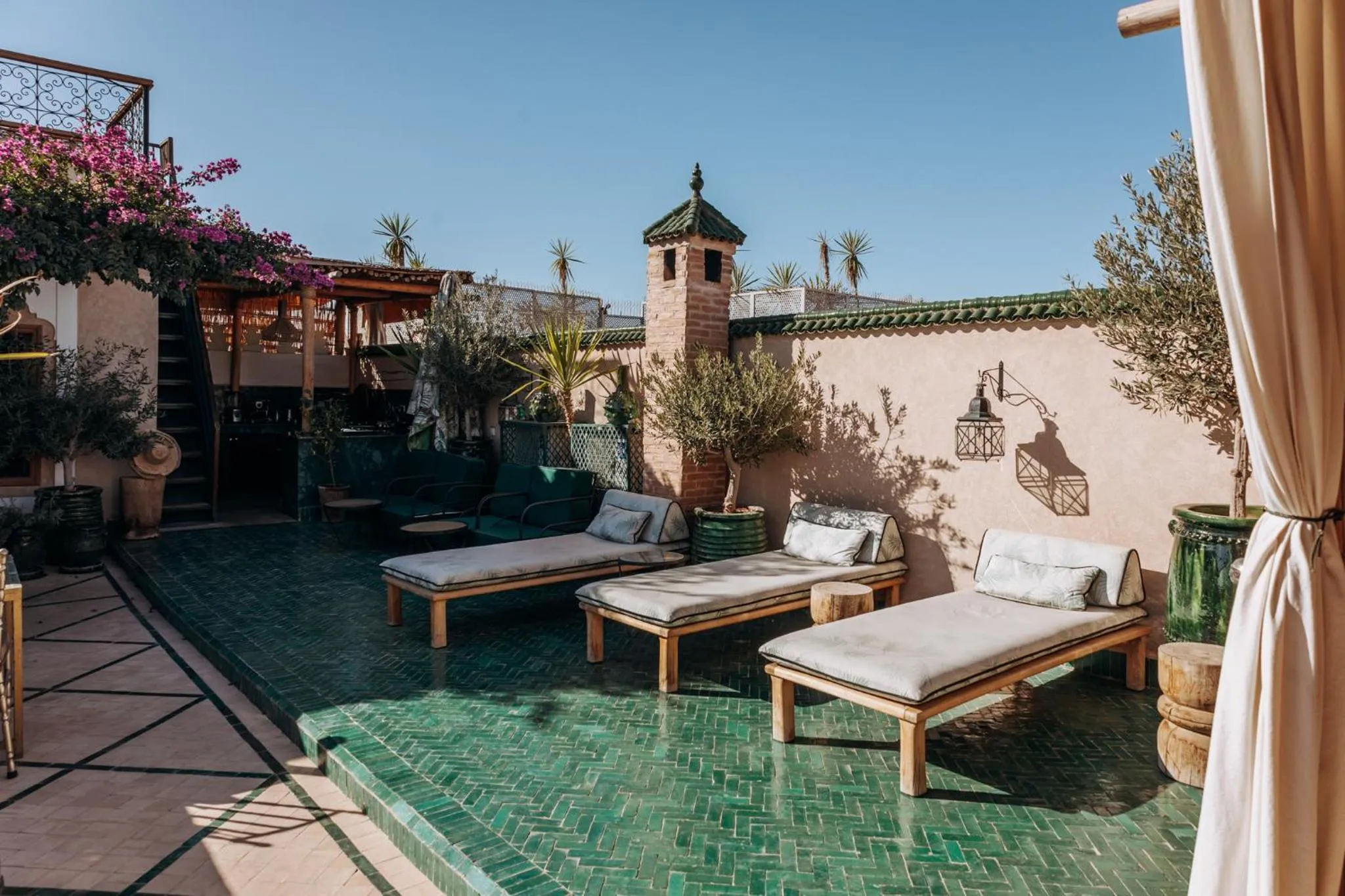 Patio in Riad Ksar Al Amal & Spa
