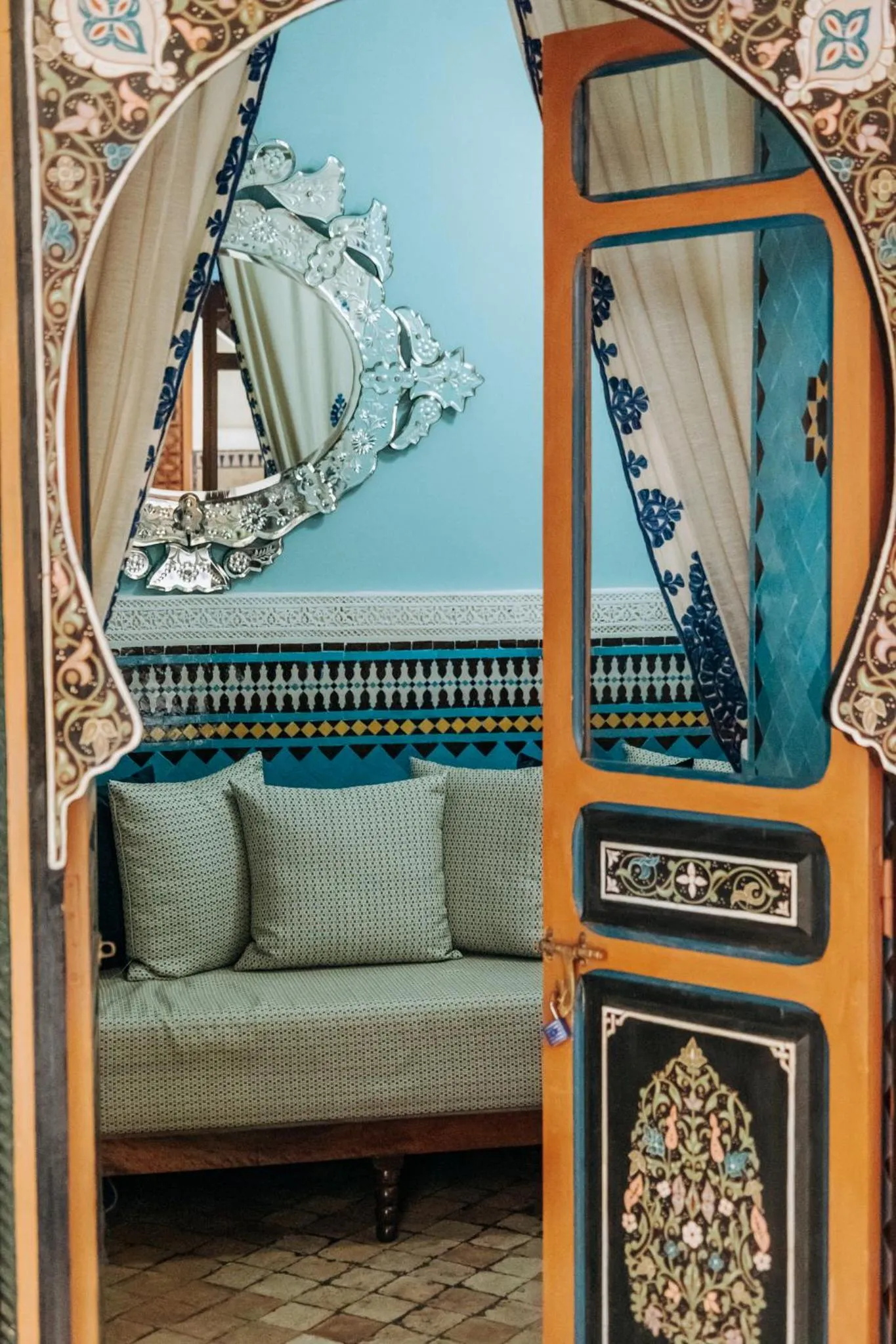 Living room in Riad Ksar Al Amal & Spa