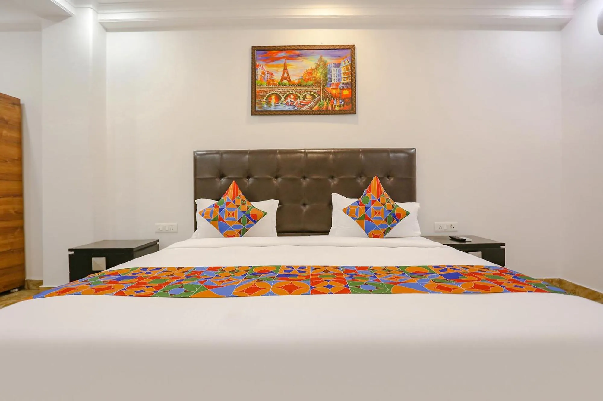 Bed in FabHotel Taj Residency