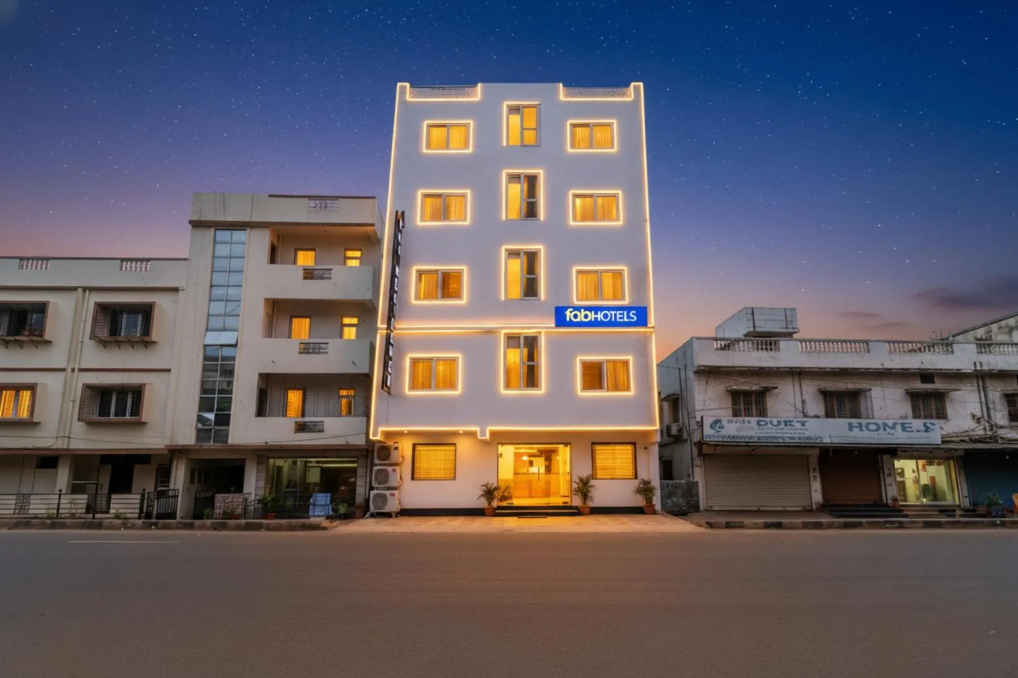 Property building in FabHotel Taj Residency