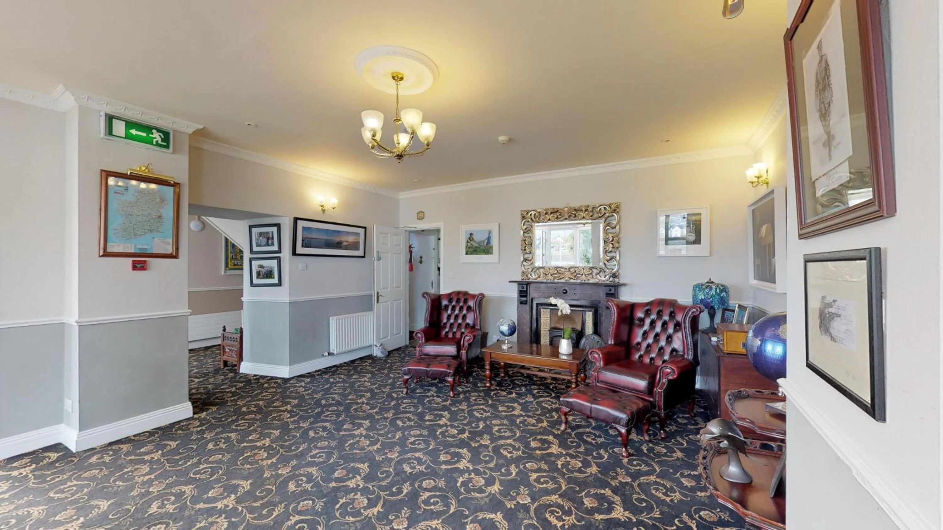 Lobby or reception in Milltown House Dingle