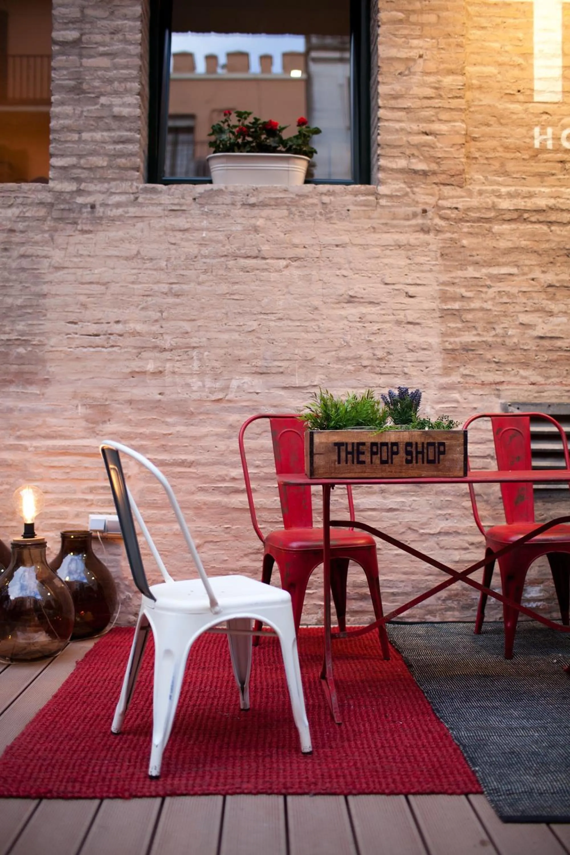 Patio in Toc Hostel Sevilla