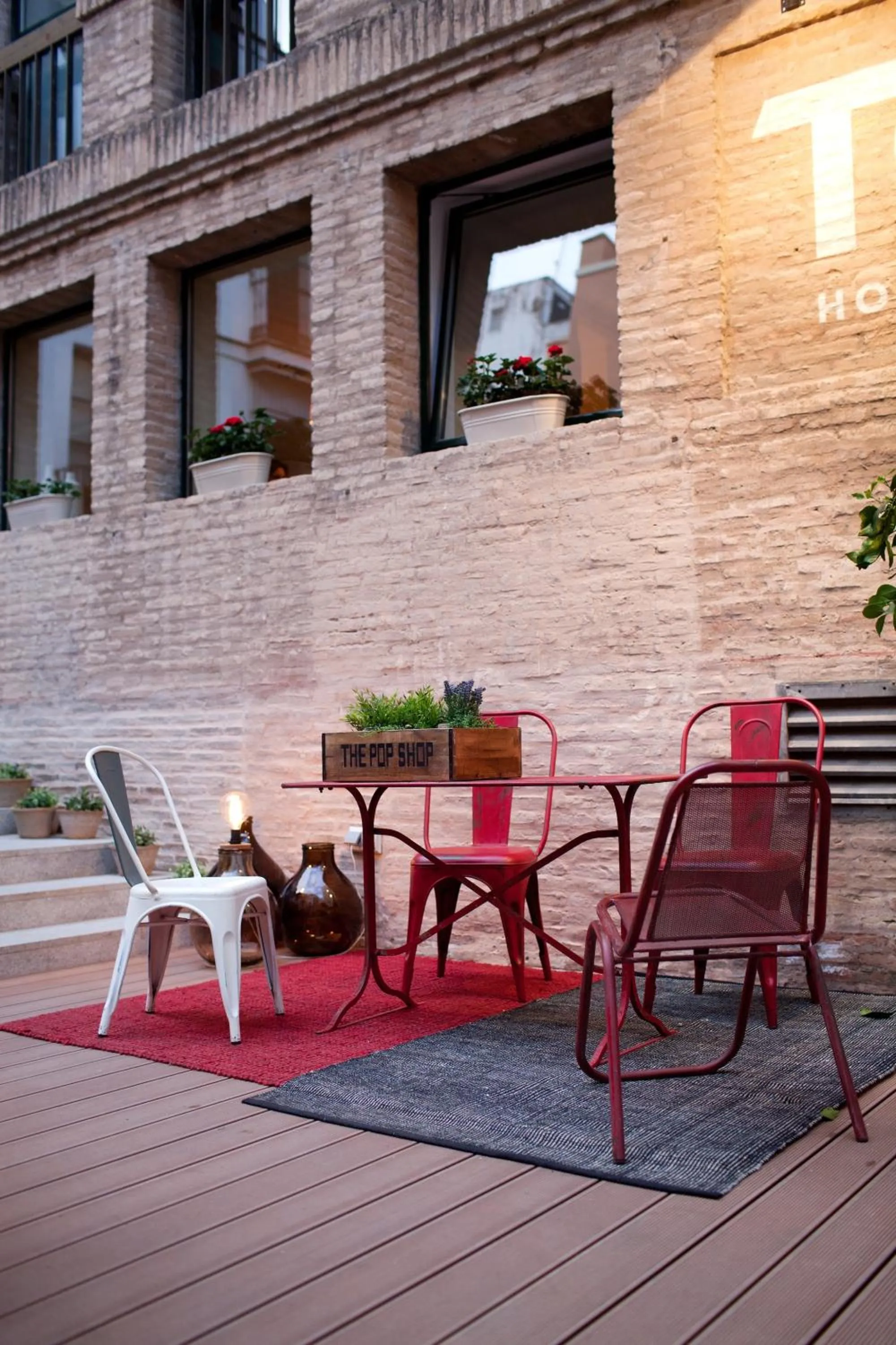 Patio in Toc Hostel Sevilla