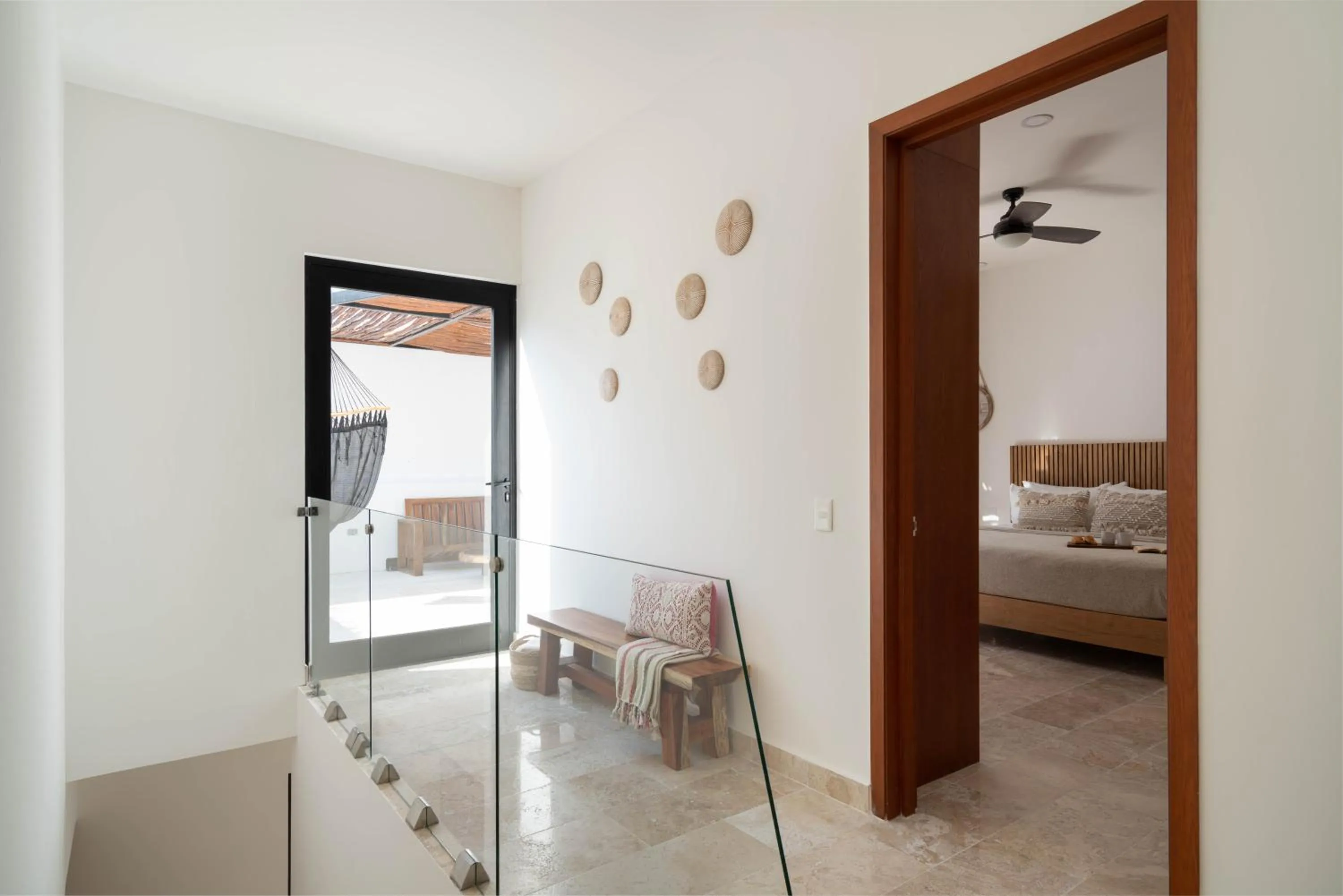 Balcony/Terrace, Bed in Tulum Cozy 3 Bedrooms Townhome-Centrally Located-Gated-WIFI
