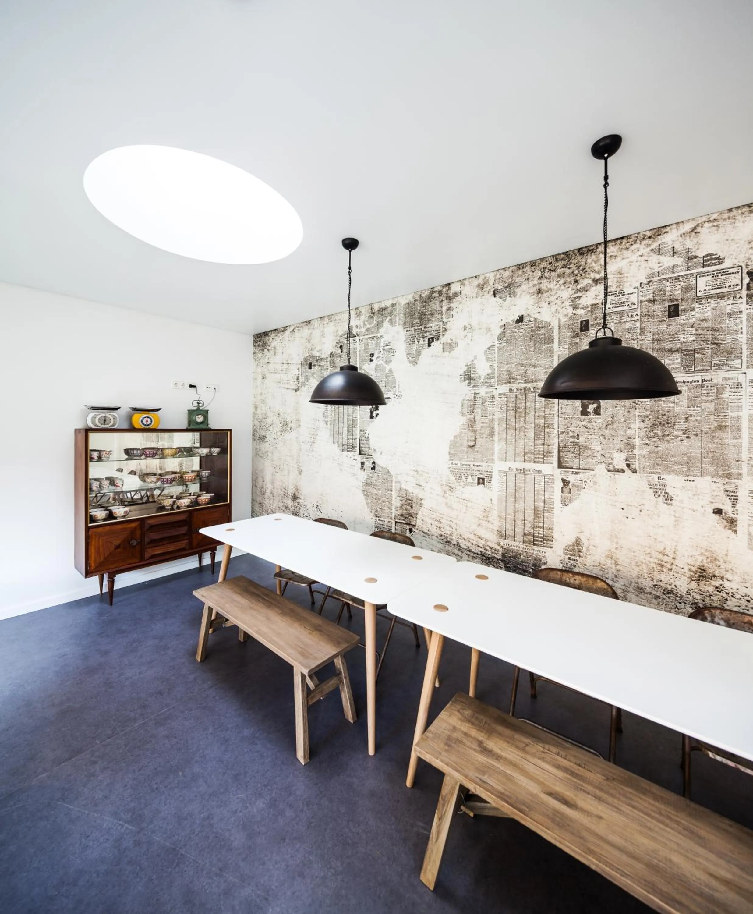 Seating area in Moon Hill Hostel