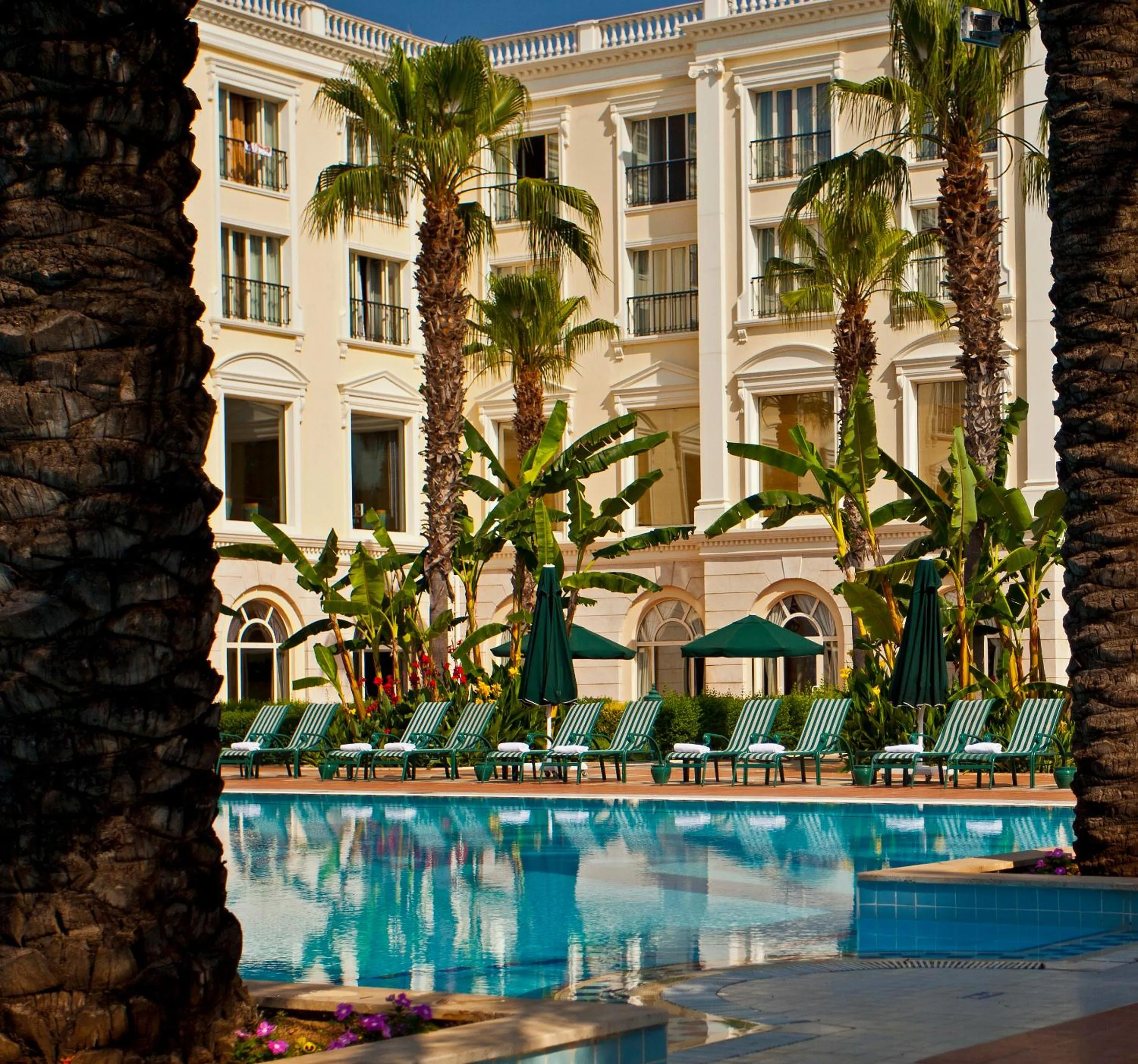 Pool view in IC Hotels Airport