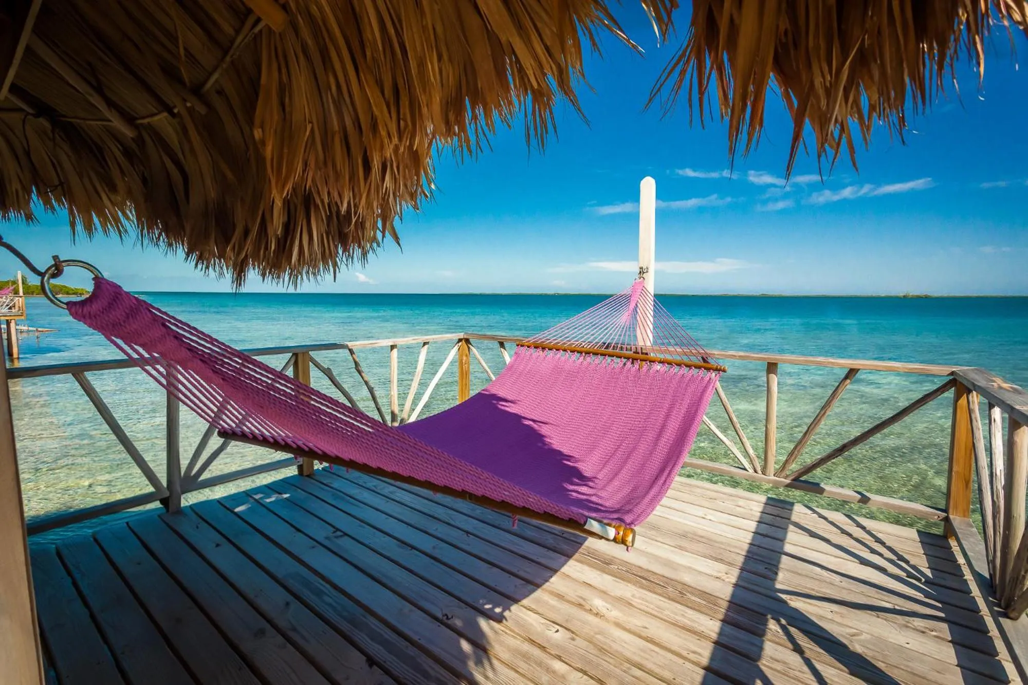 Balcony/Terrace in Thatch Caye Resort a Muy'Ono Resort
