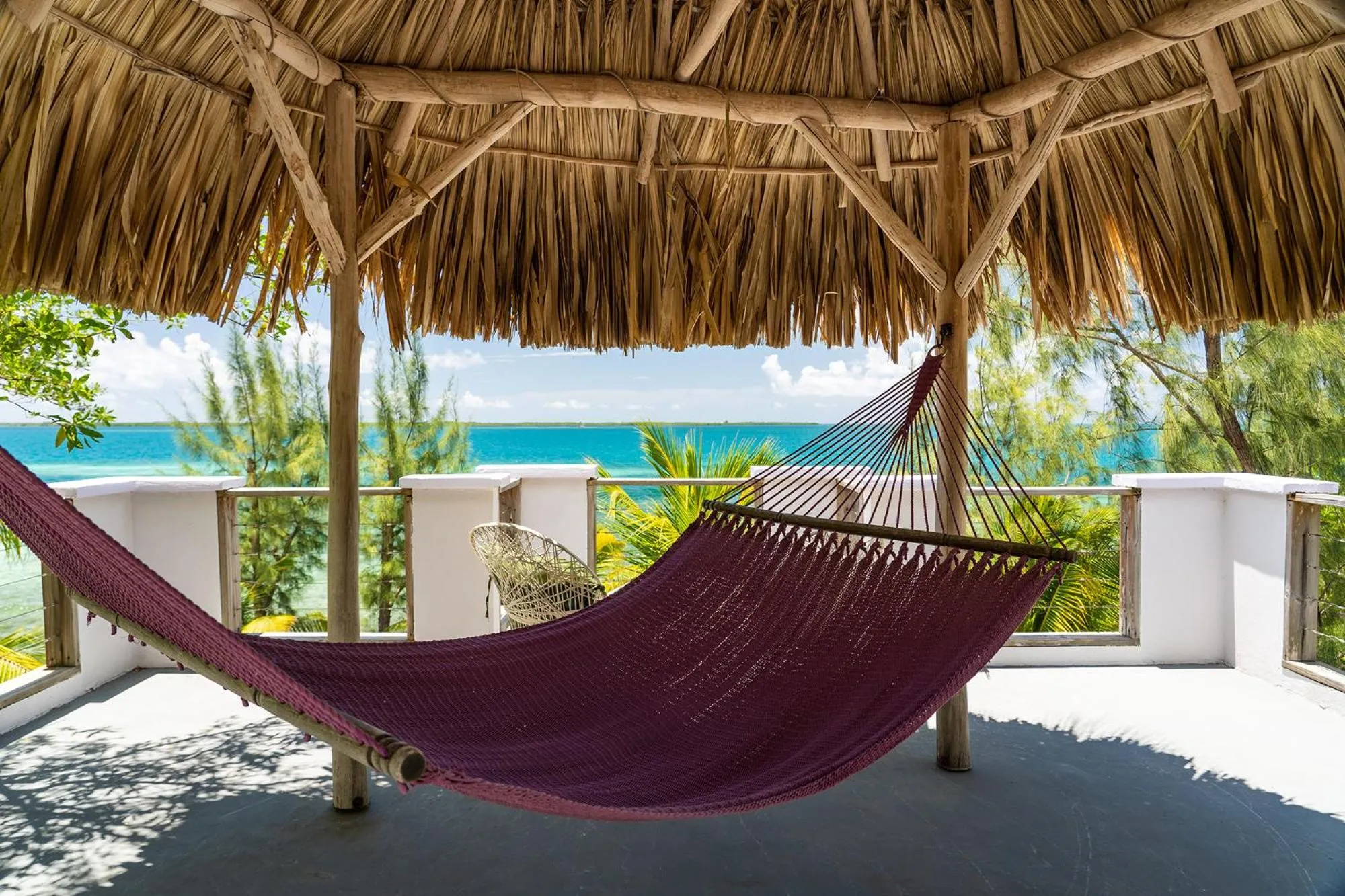 Balcony/Terrace in Thatch Caye Resort a Muy'Ono Resort