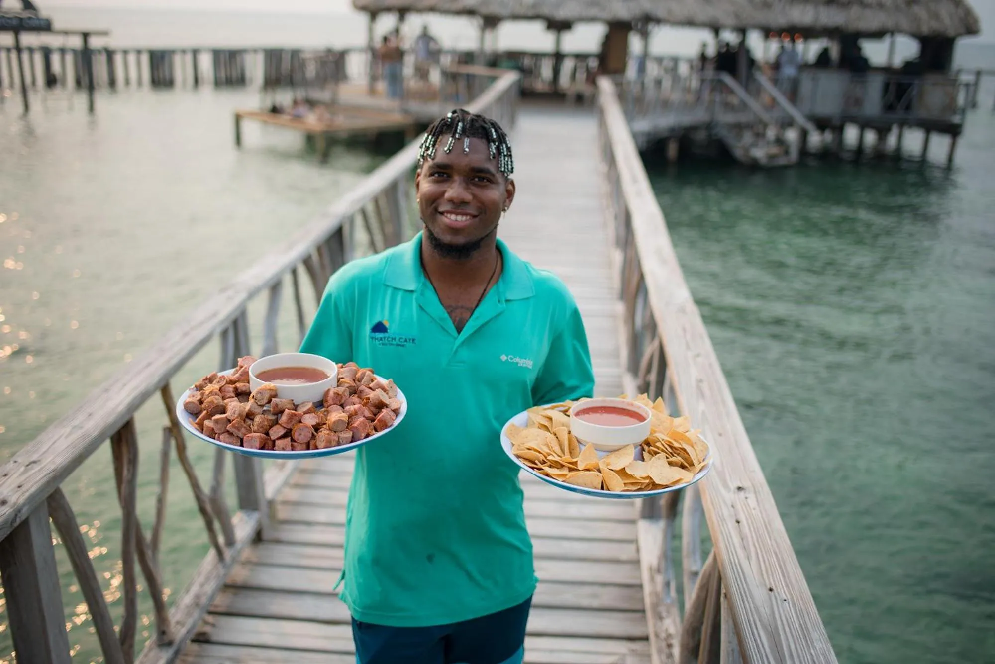 Food in Thatch Caye Resort a Muy'Ono Resort