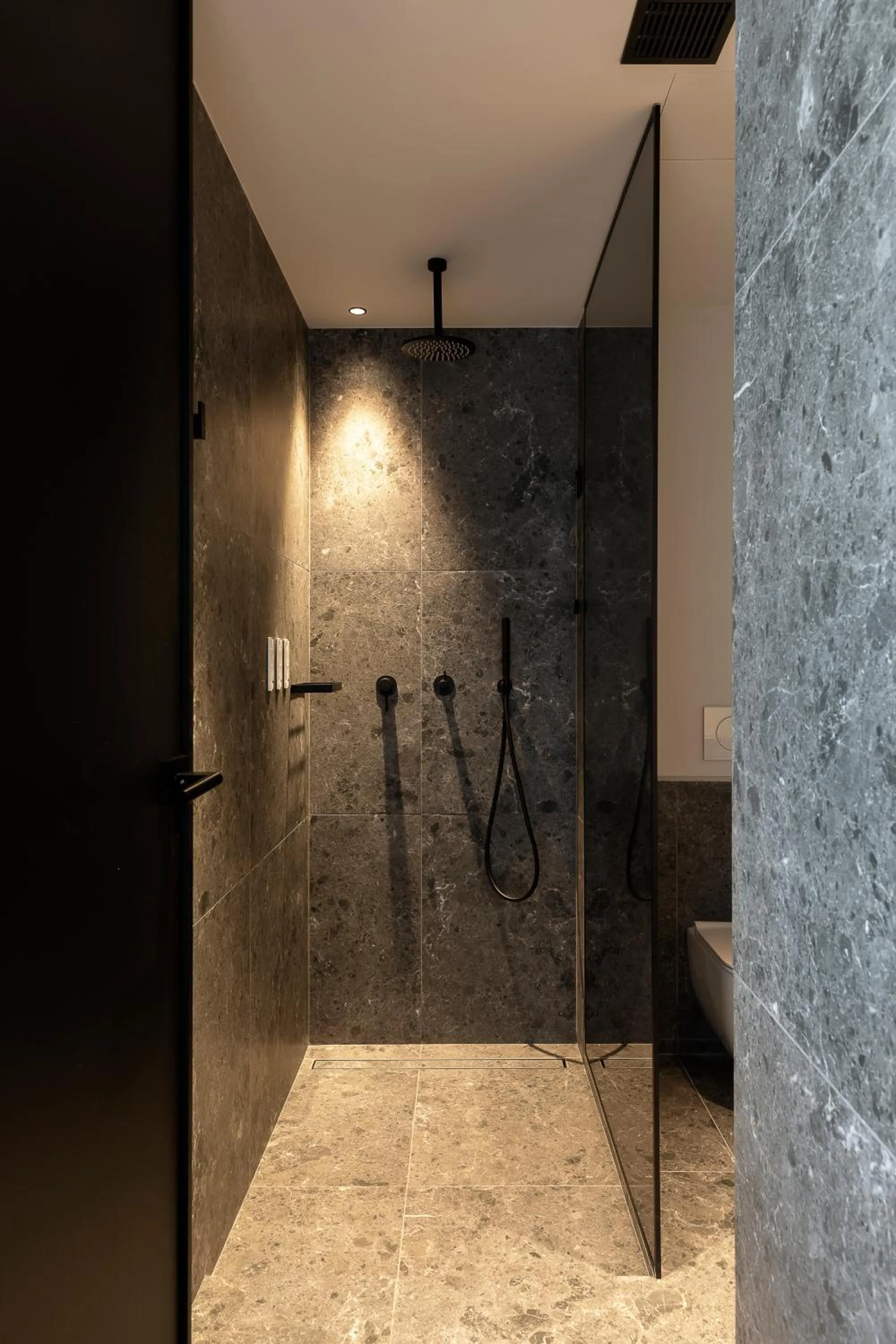 Shower in CUBIC Mykonos Seafront Design Suites