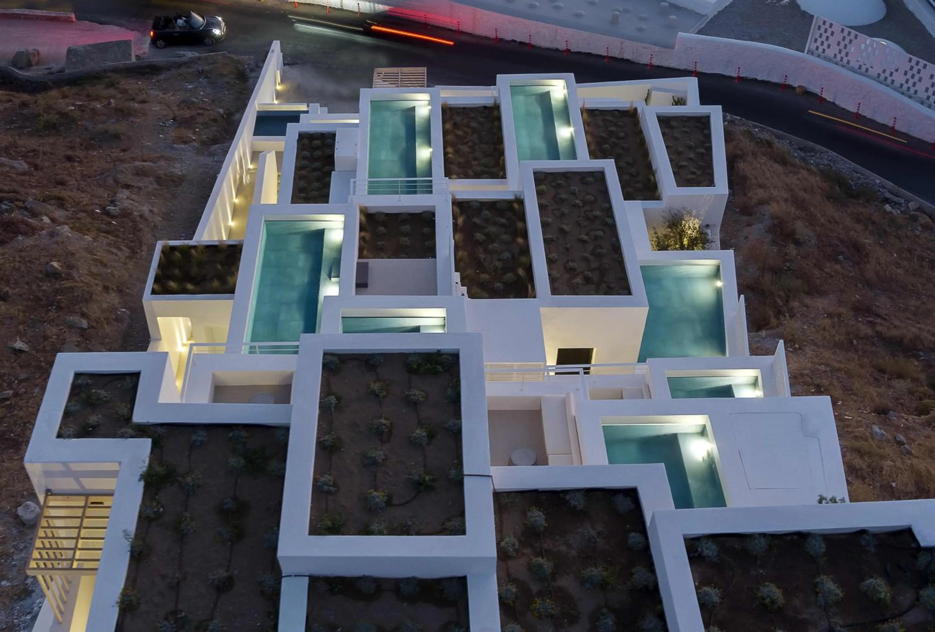 Property building in CUBIC Mykonos Seafront Design Suites