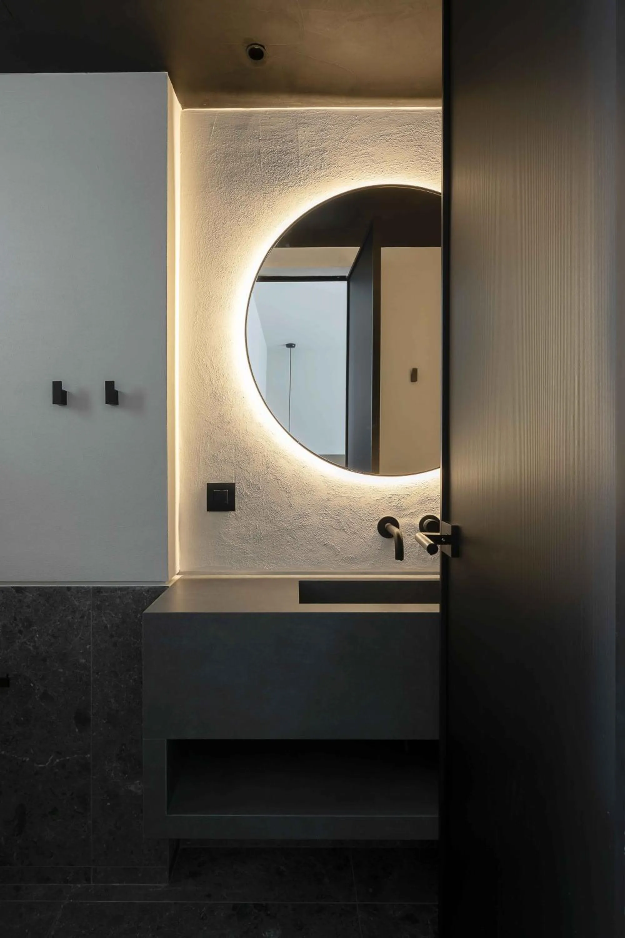 Bathroom in CUBIC Mykonos Seafront Design Suites