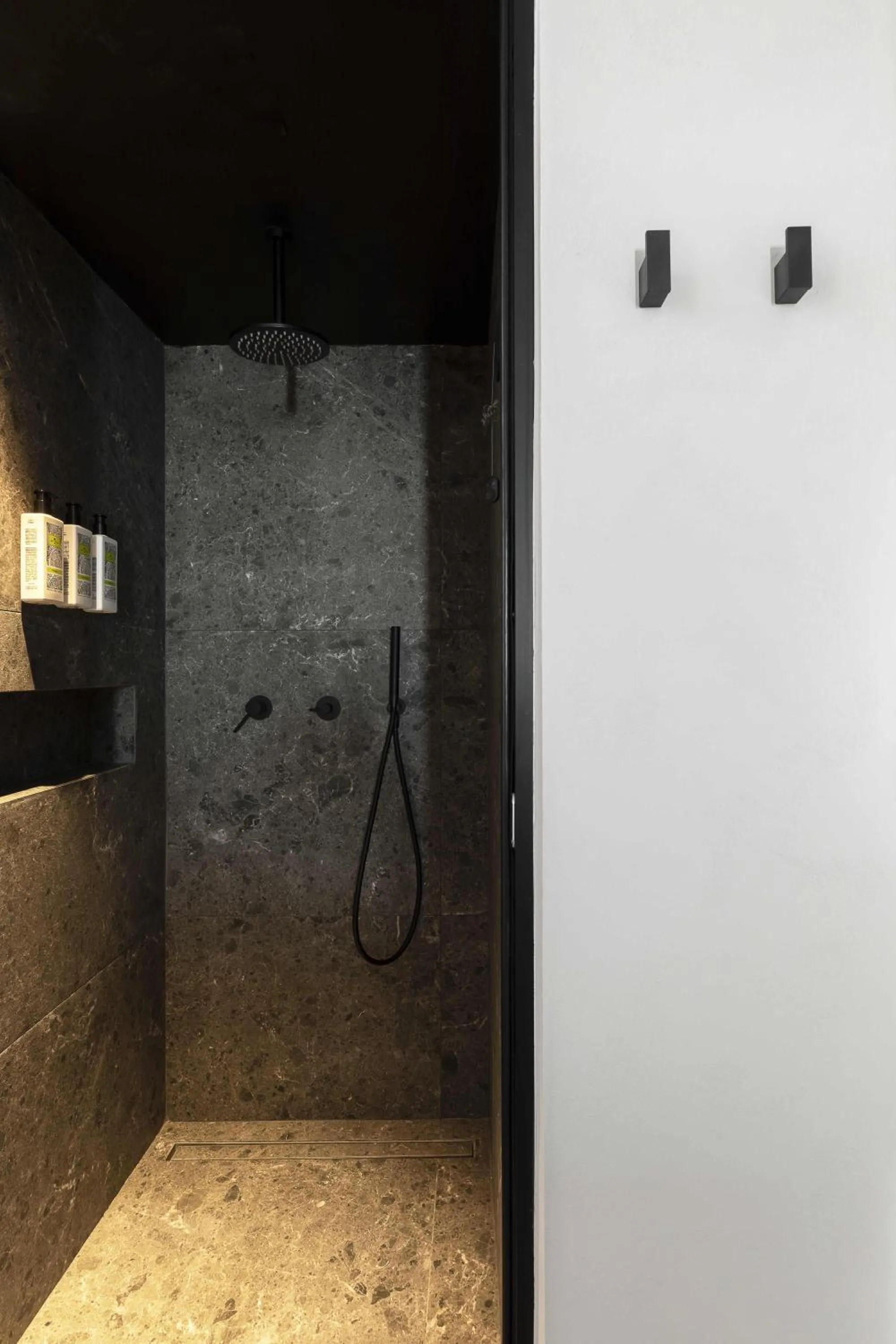 Shower in CUBIC Mykonos Seafront Design Suites