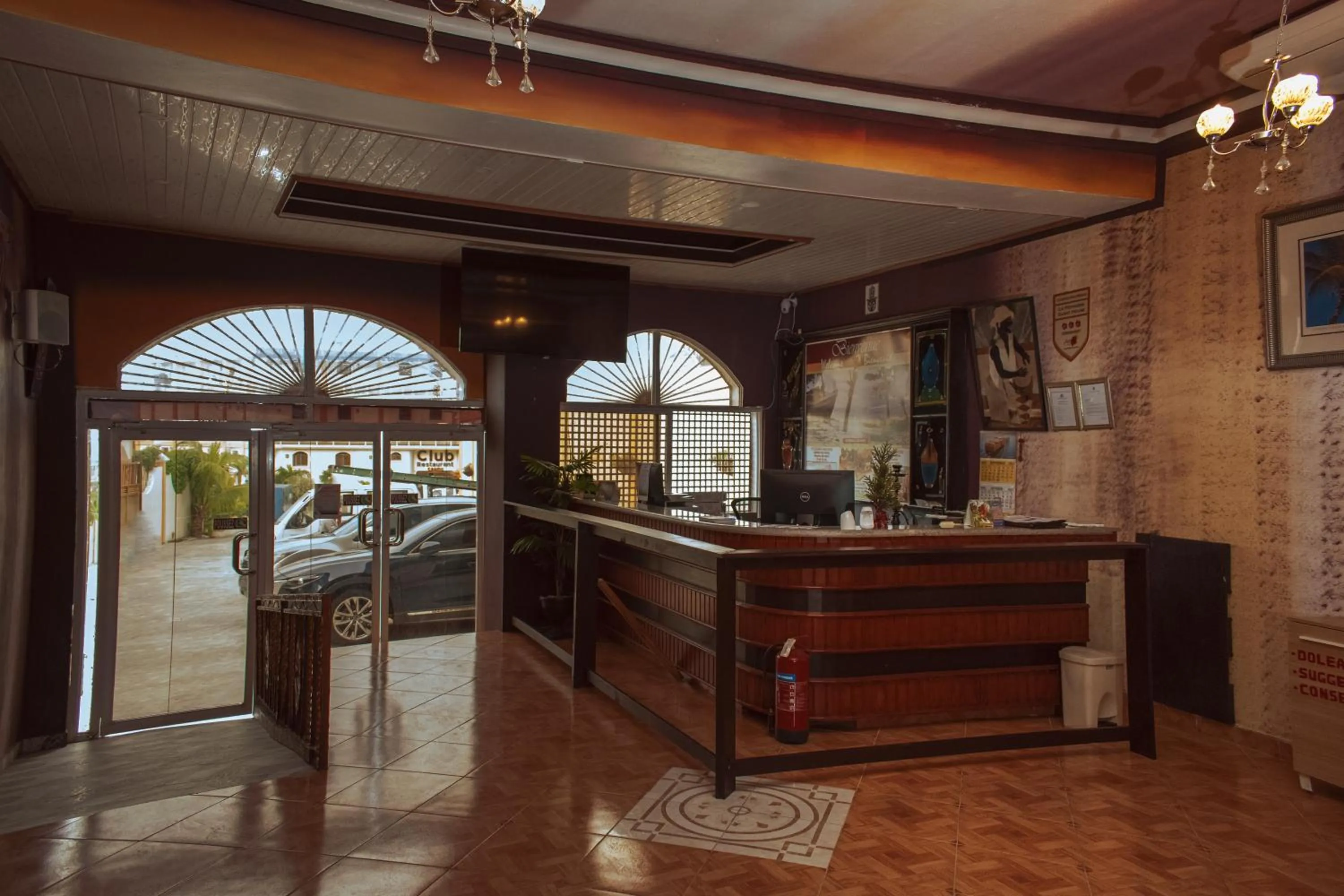 Off site in La Pepiniere Hotel