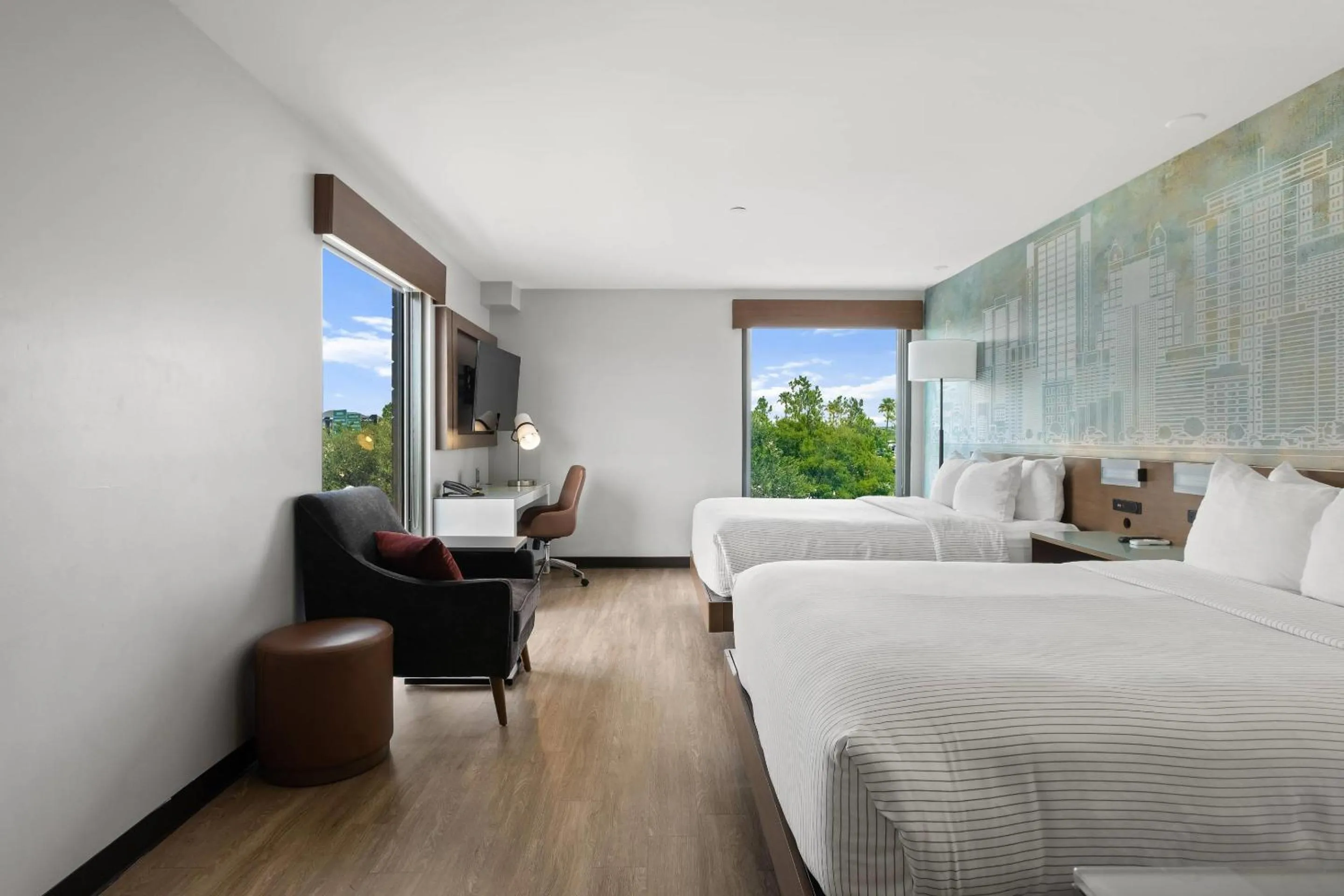 Bedroom, Bed in Cambria Hotel Orlando near Universal Theme Parks