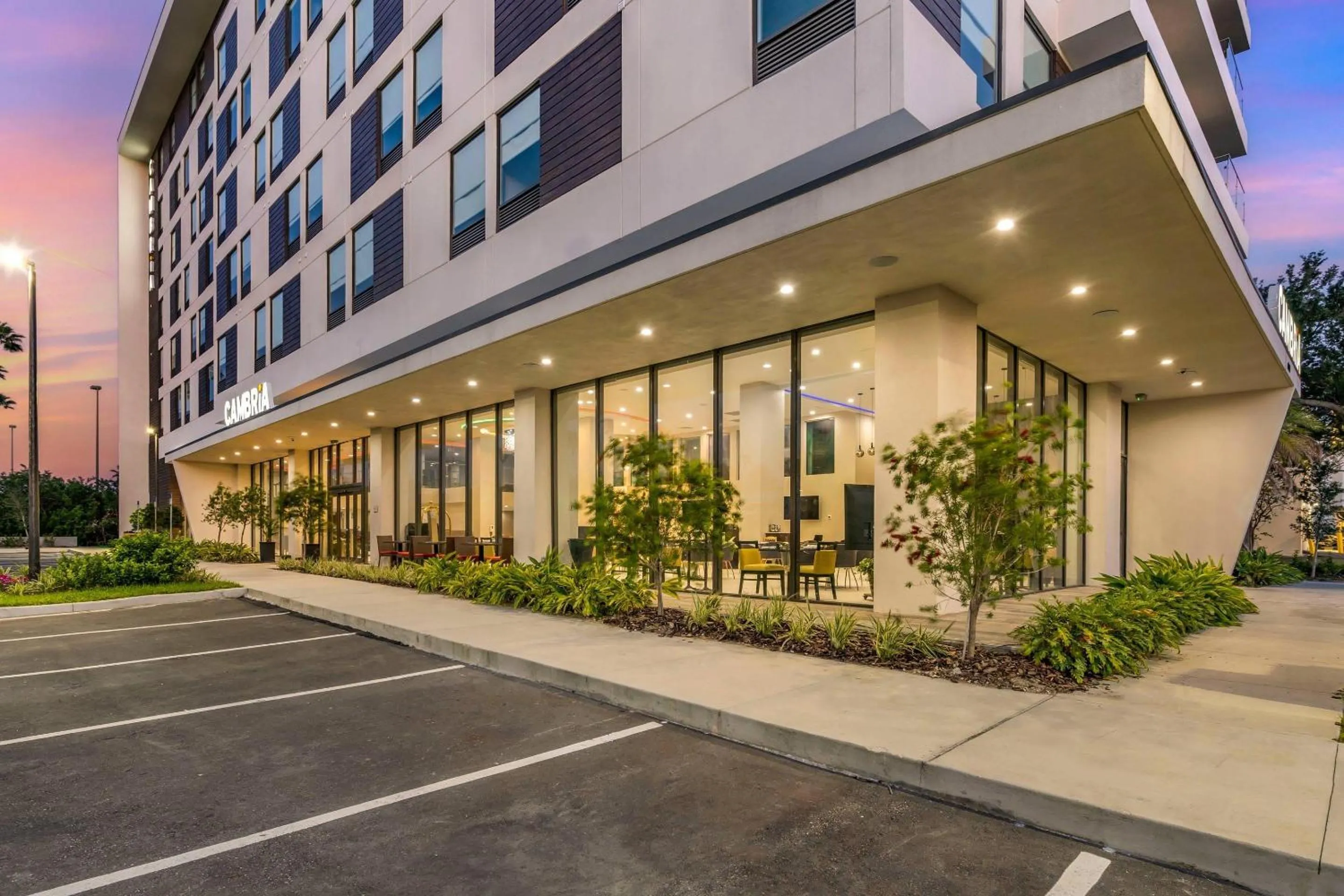 Property building in Cambria Hotel Orlando near Universal Theme Parks