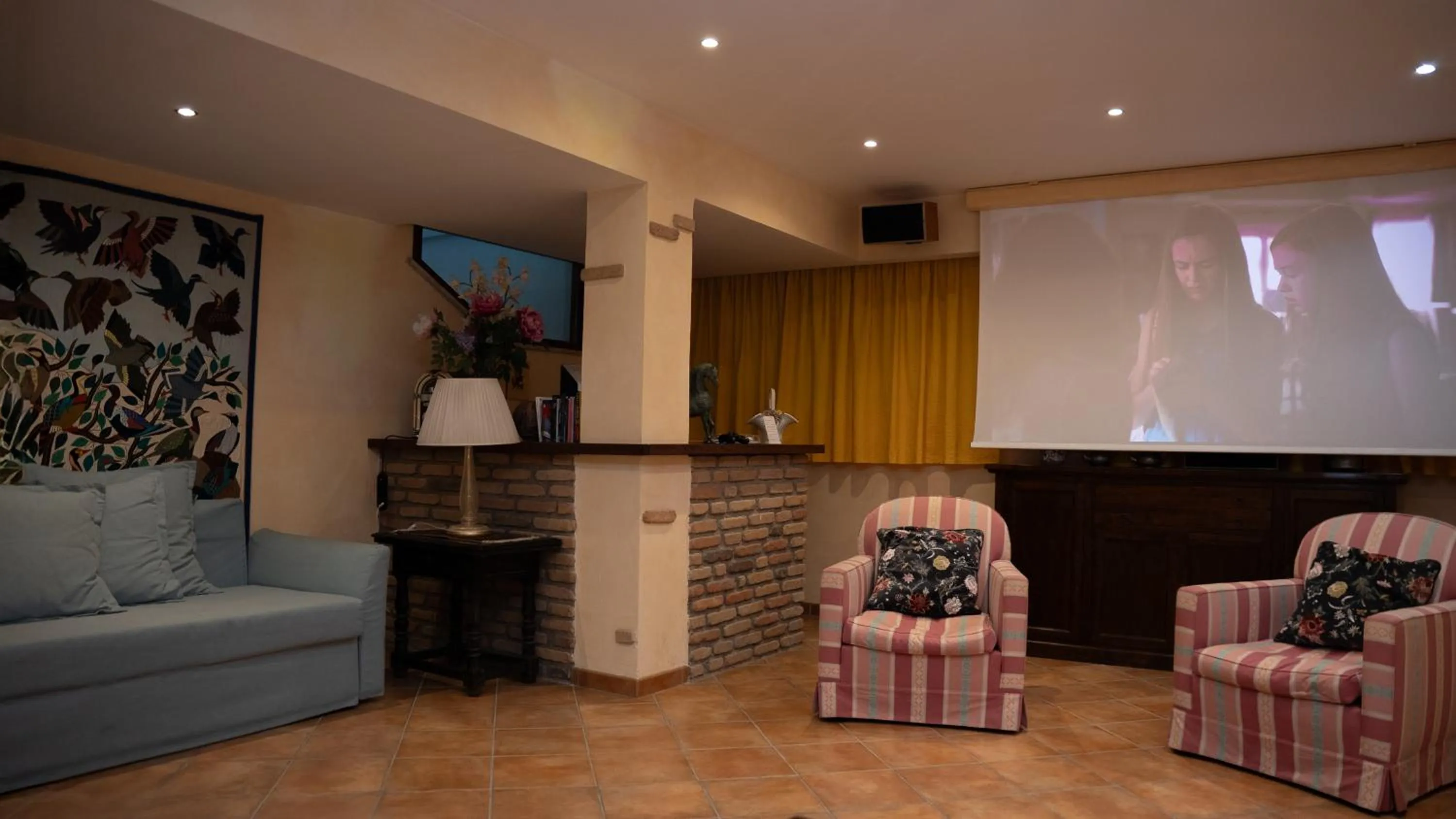 Lounge or bar in La Pedica B&B