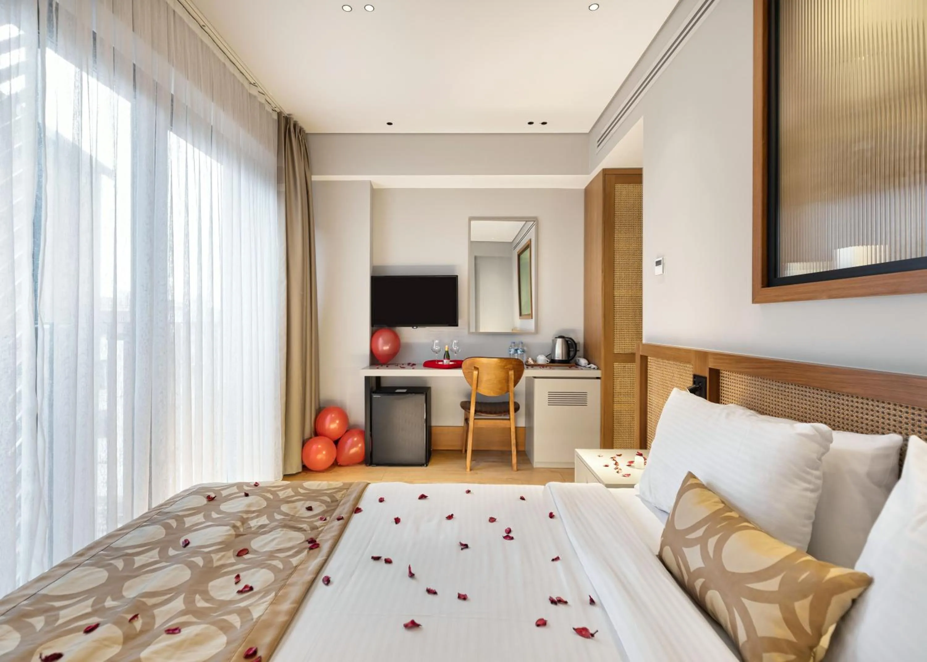 Bed in Galata Rasso Hotel