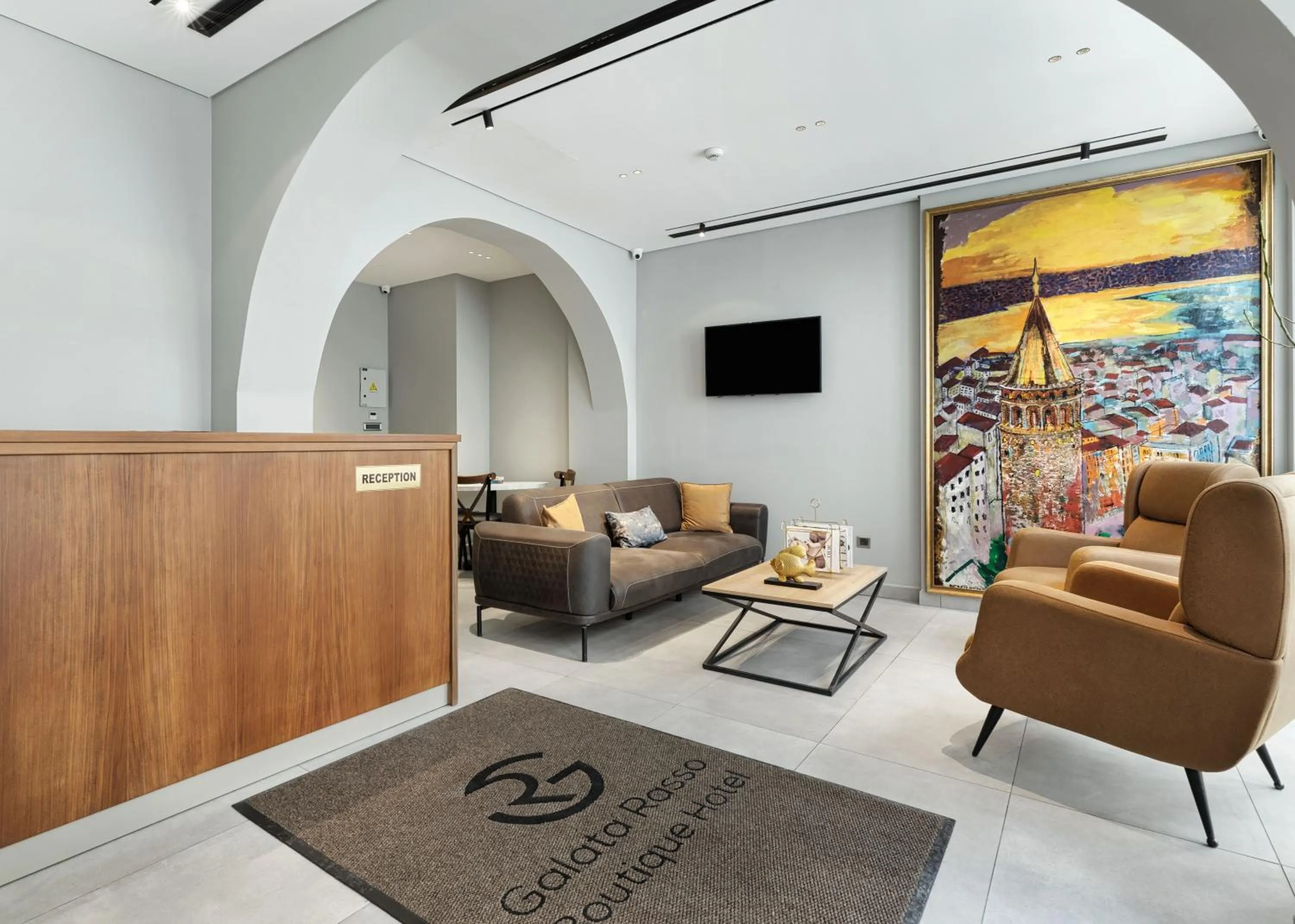 Lobby or reception in Galata Rasso Hotel
