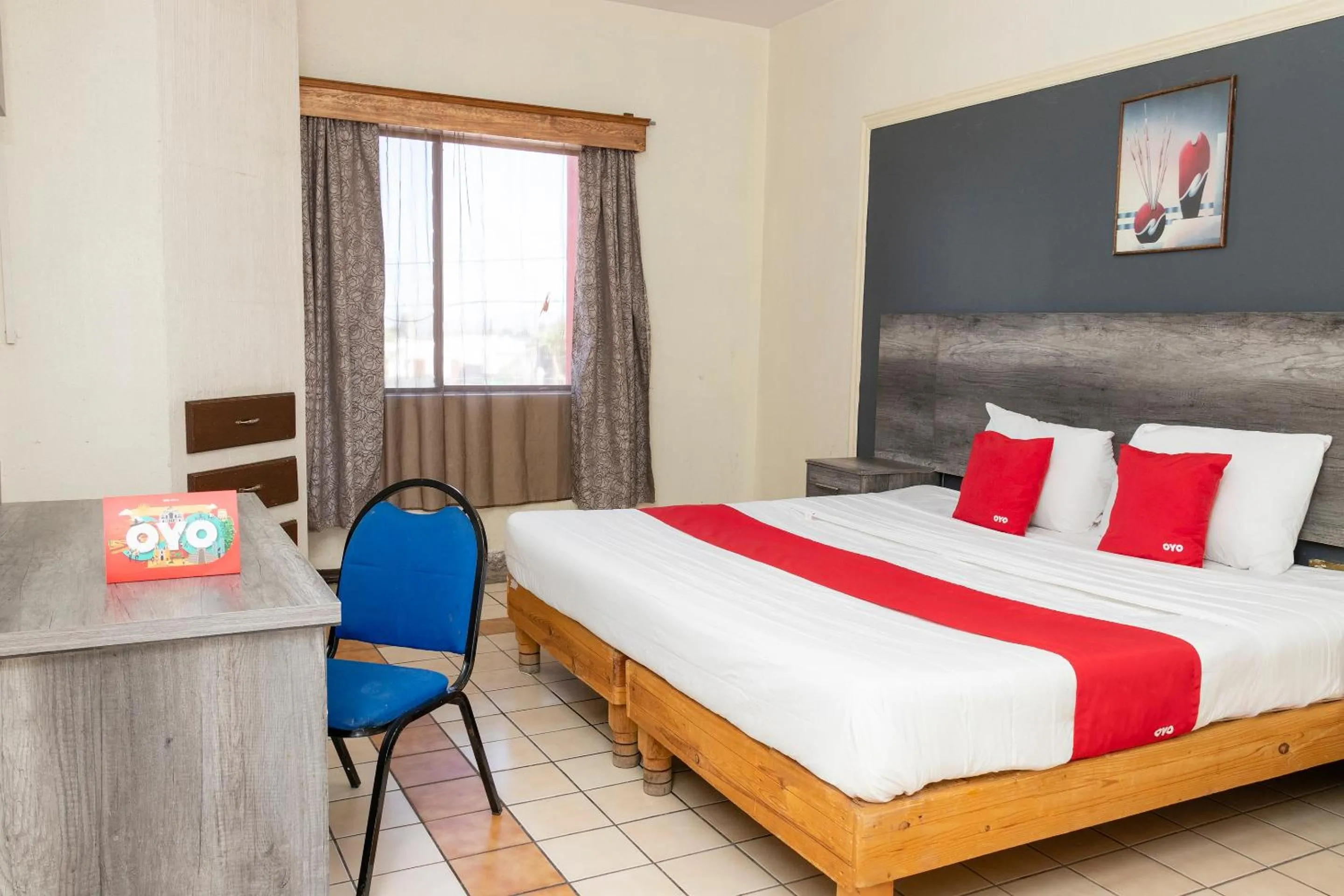 Bedroom, Bed in OYO Hotel Real Del Sur, Estadio Chihuahua