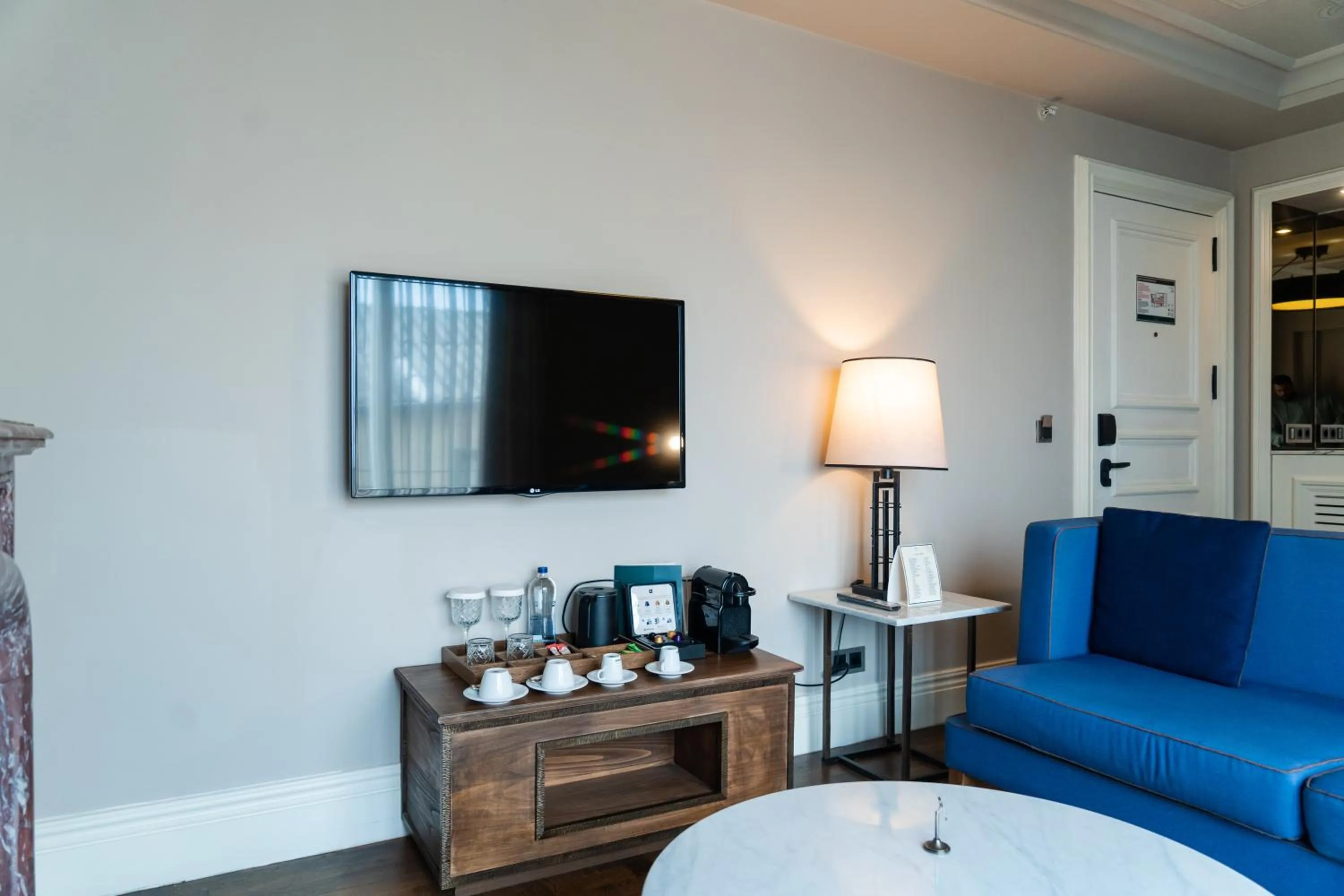 Living room in The Bank Hotel Istanbul, a Member of Design Hotels