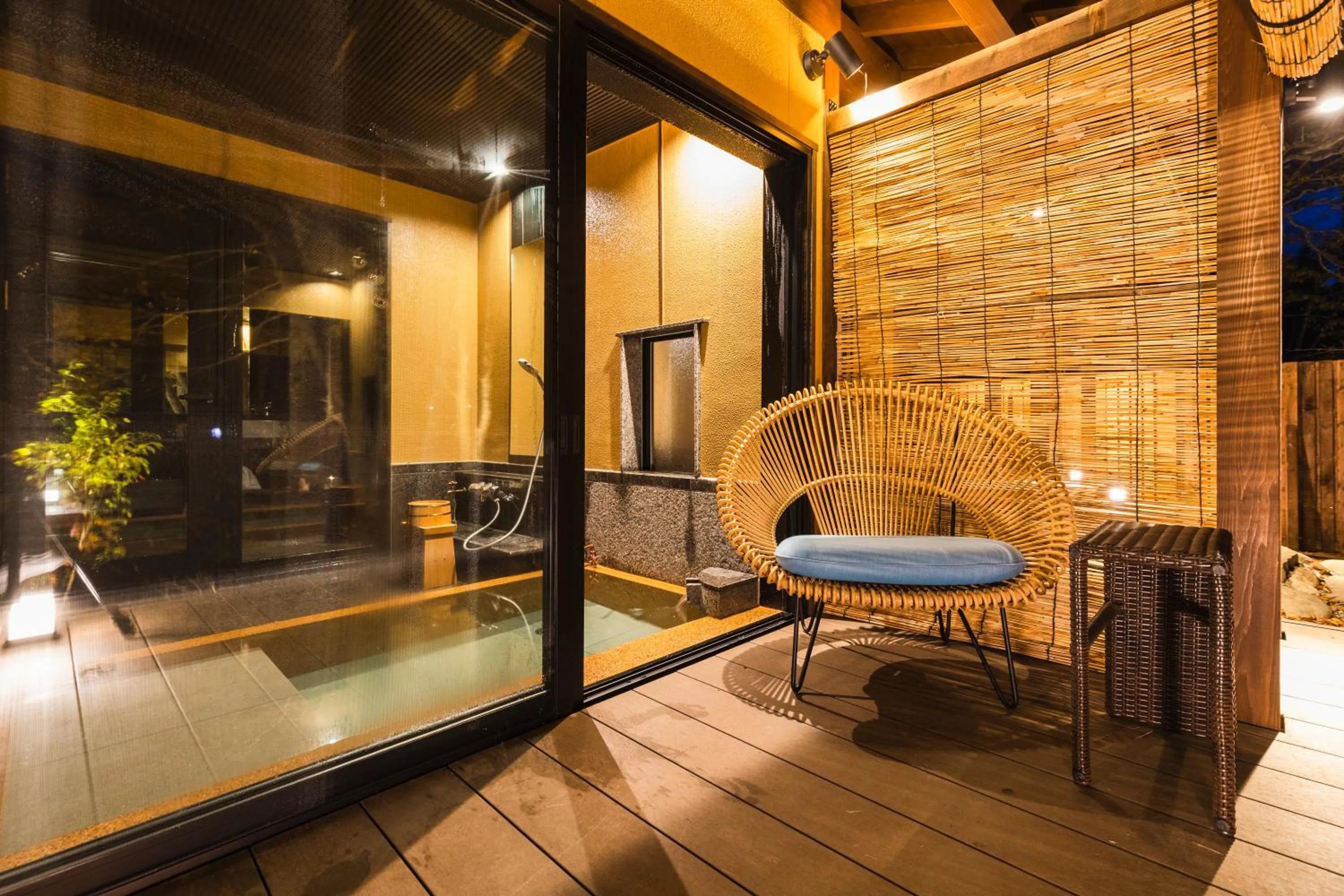 Hot Spring Bath in Tsuta Onsen Ryokan