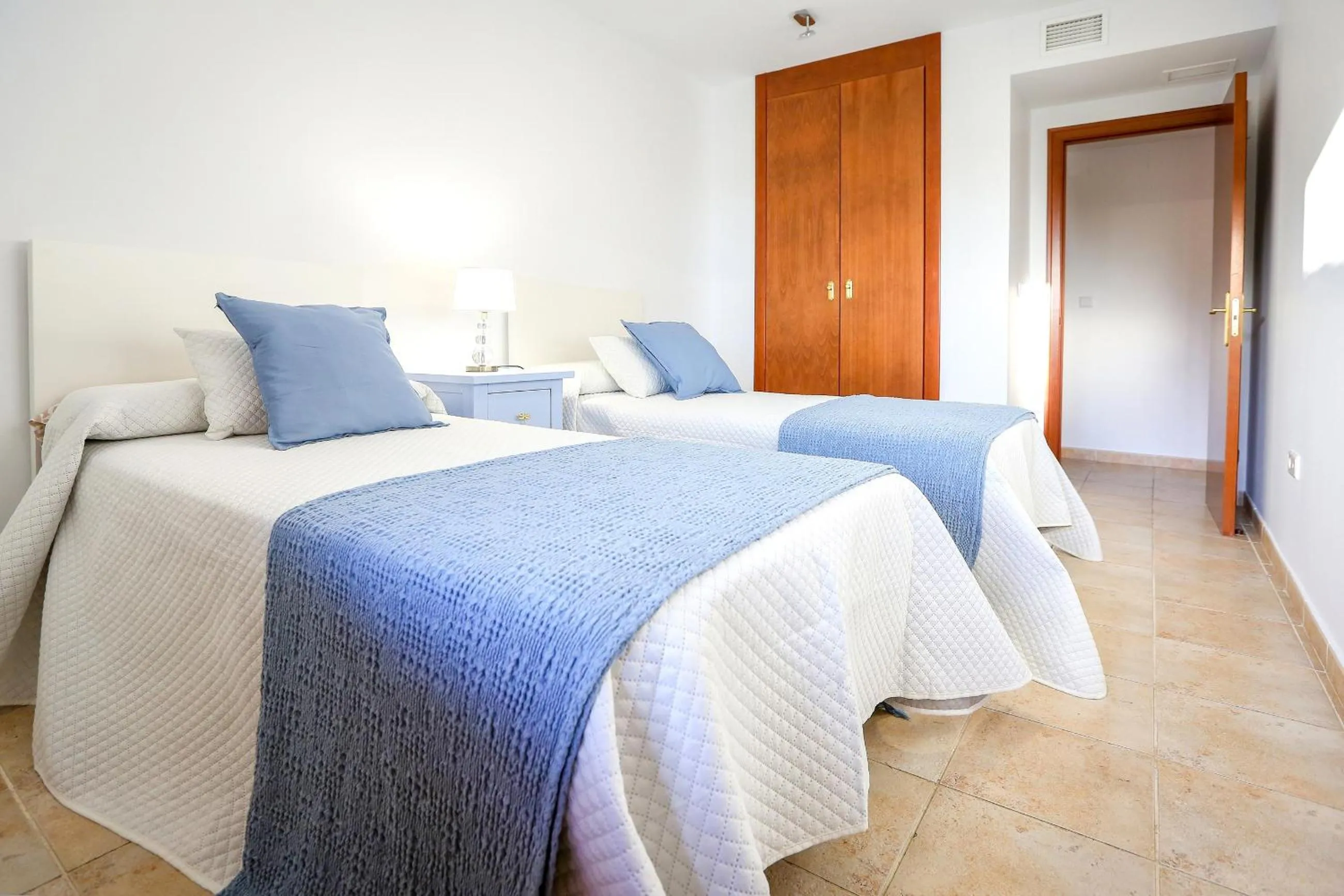 Photo of the whole room, Bed in Pura Villa- Buganvillas Ayamonte