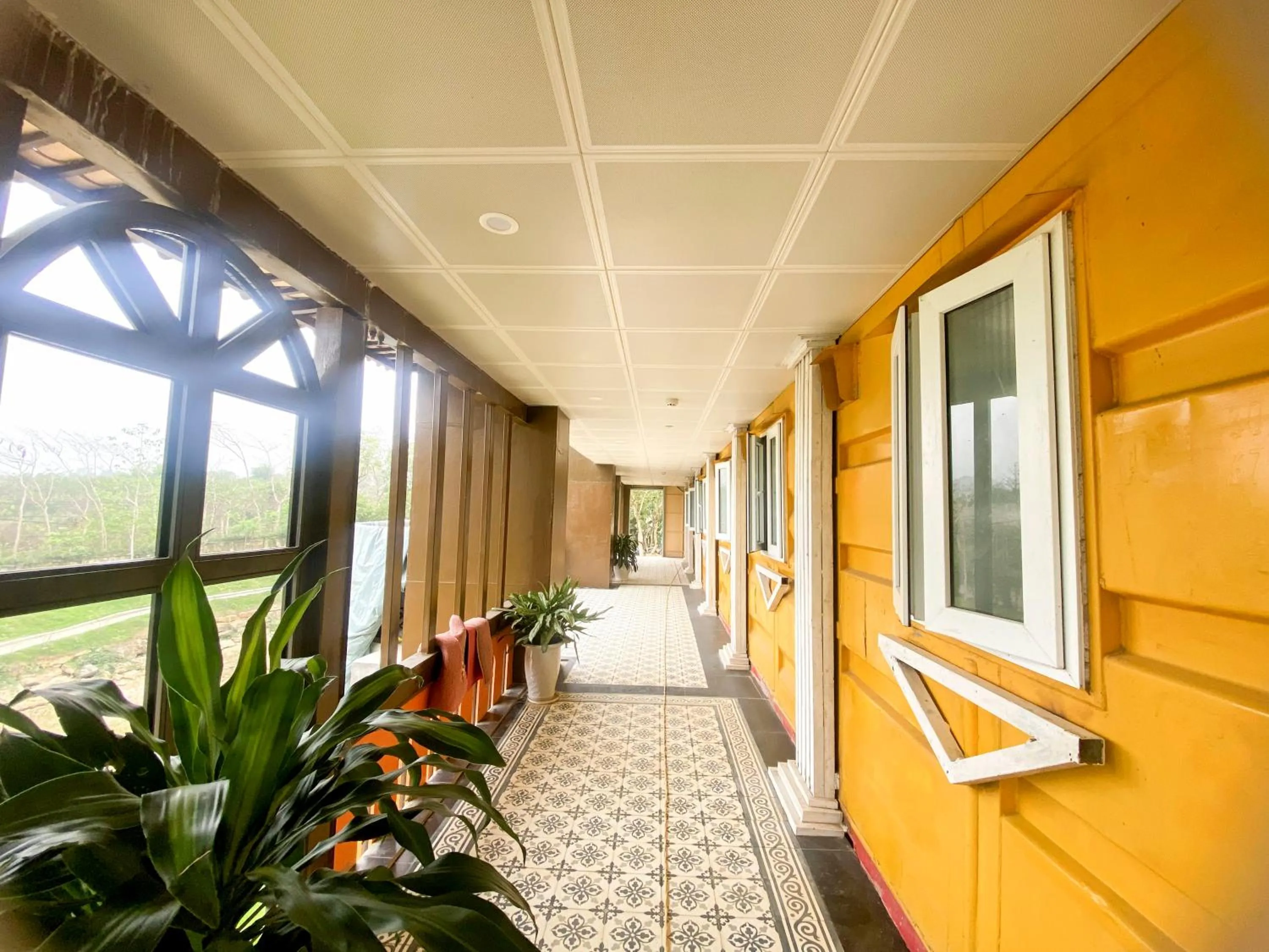 Garden view in MEDDOM Park