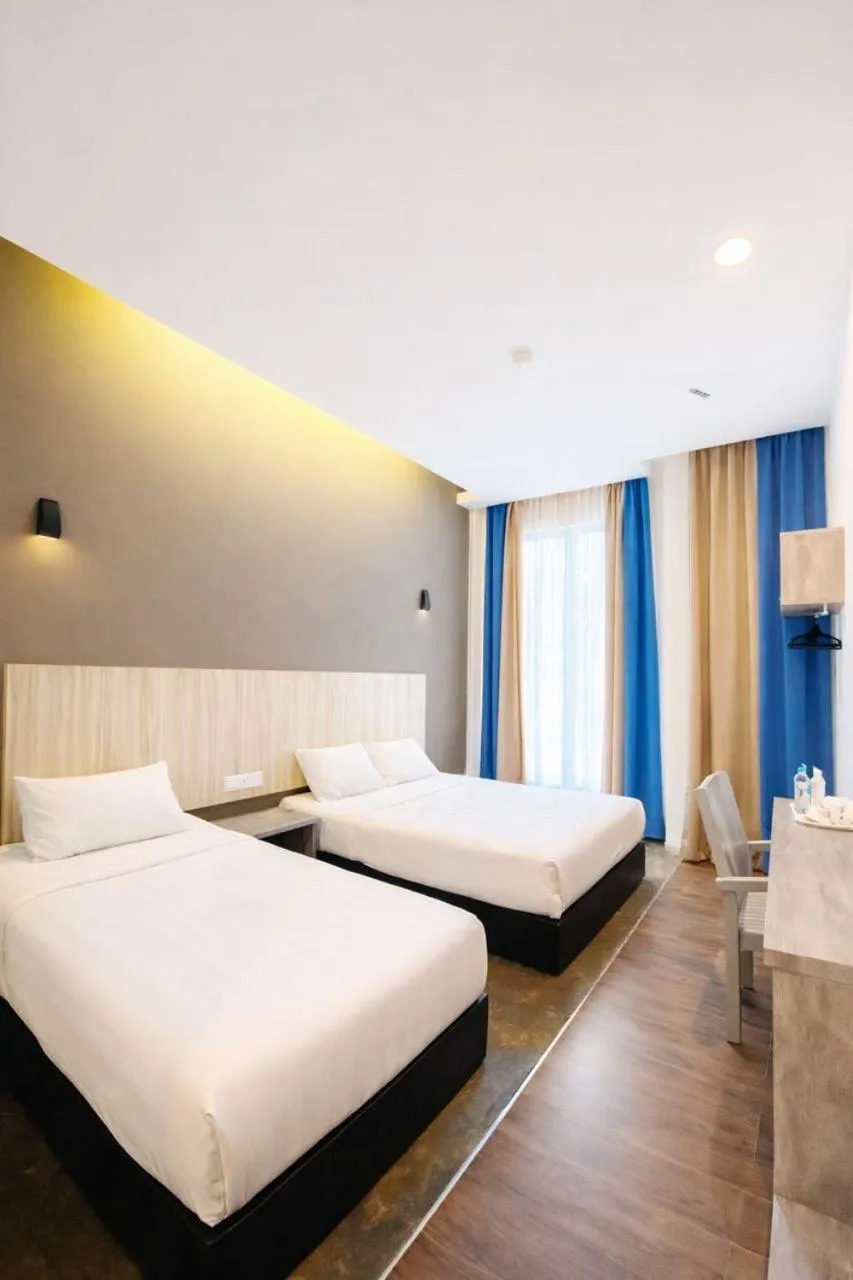 Bed in KARANG TIMUR Hotel