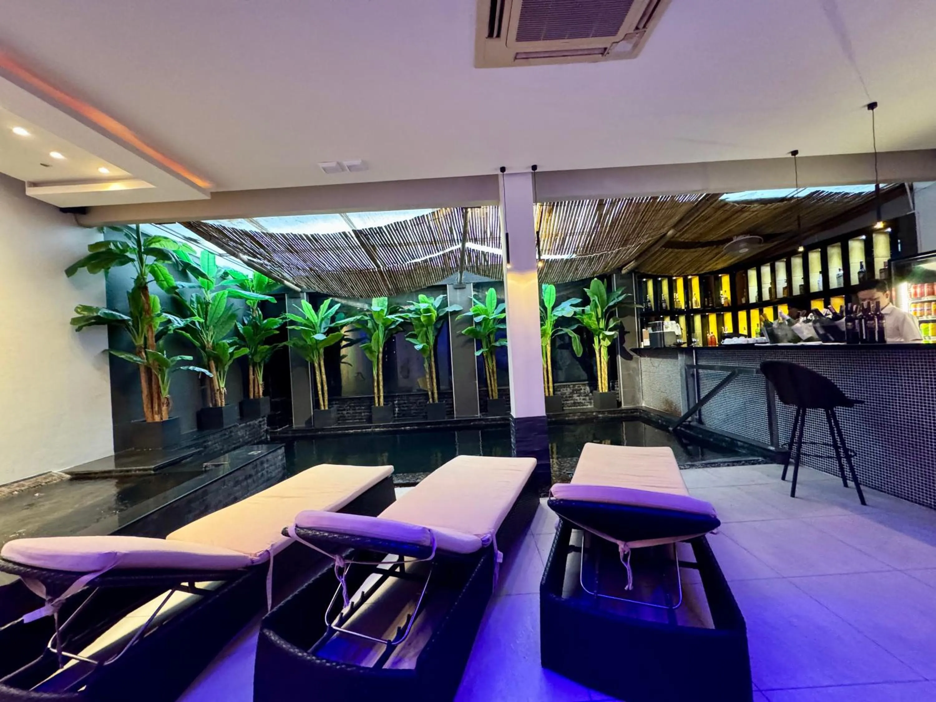 Swimming pool in Poseidon Boutique Hotel